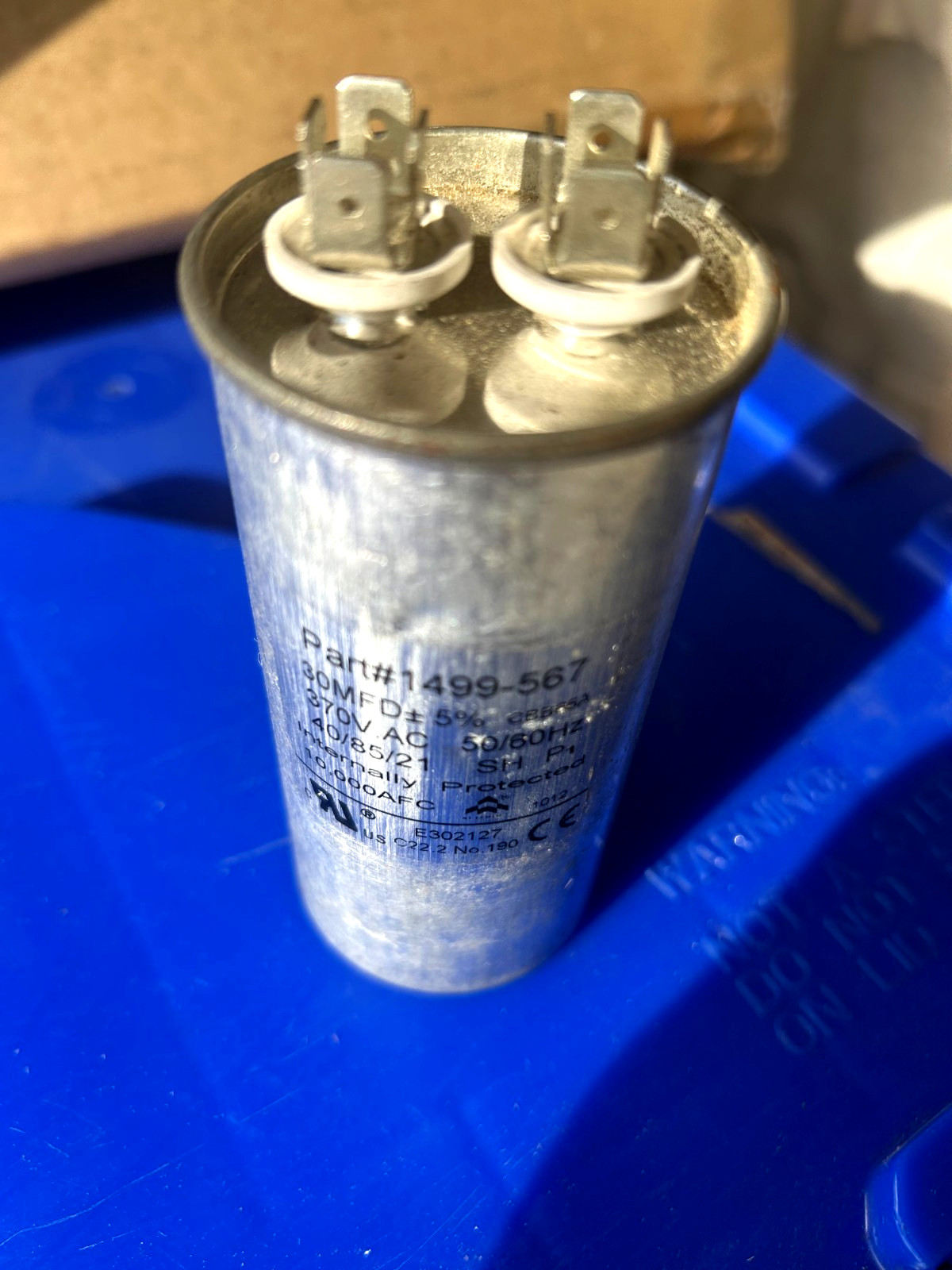 RVP Coleman Mach 1499-5761 Air Conditioner Run Fan Capacitor NOS RV/MARINE