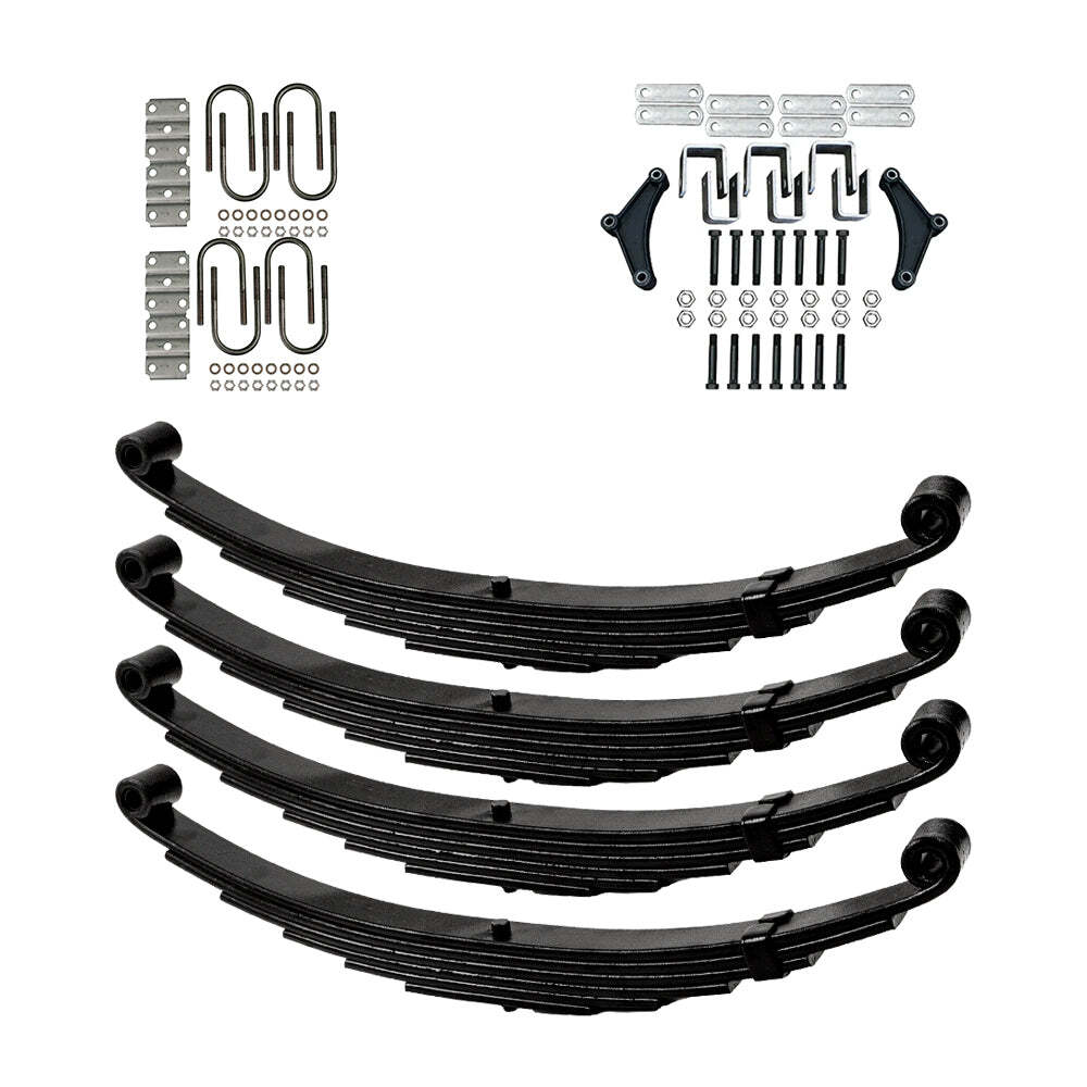 7K Trailer Double Eye Suspension & Tandem Axle Hanger Kit for 3″ Tube
