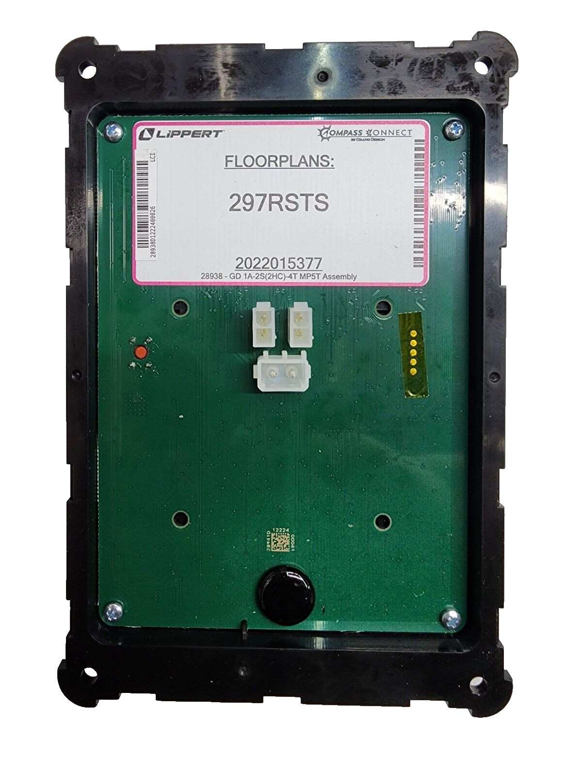 LIPPERT 2022015377 GRAND DESIGN 1A-2S(2HC)-4T MP5T COMPASS MONITOR PANEL *S36