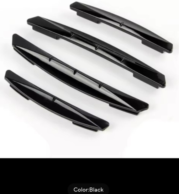 For VAUXHALL INSIGNIA MOKKA DOOR SIDE EDGE GUARD PROTECTOR TRIM STRIPS GLOSS x4