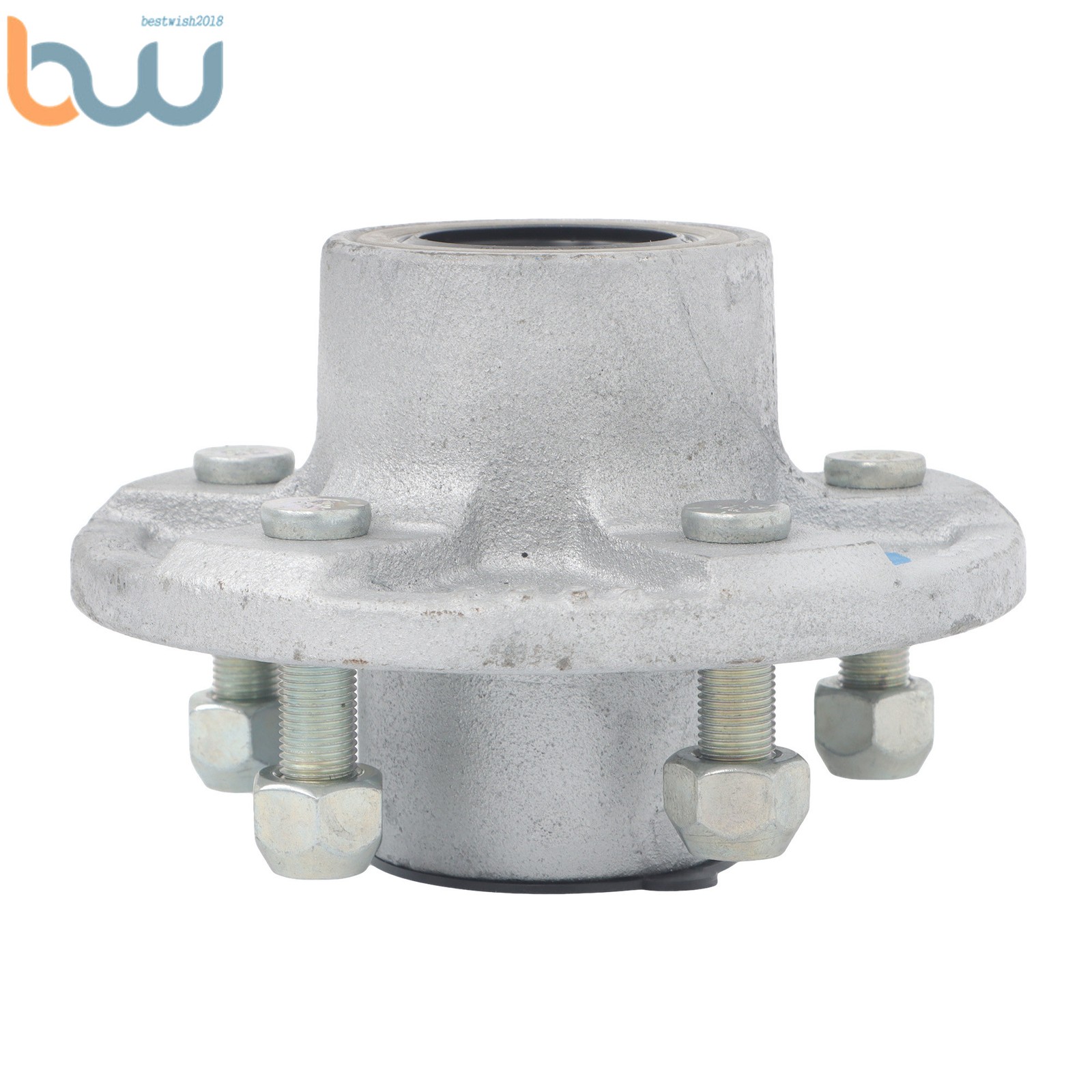 1 Set Pre-Assembled Galvanized Trailer Hub Kits 5 on 4.5 For 3500 lbs Axle 5×4.5