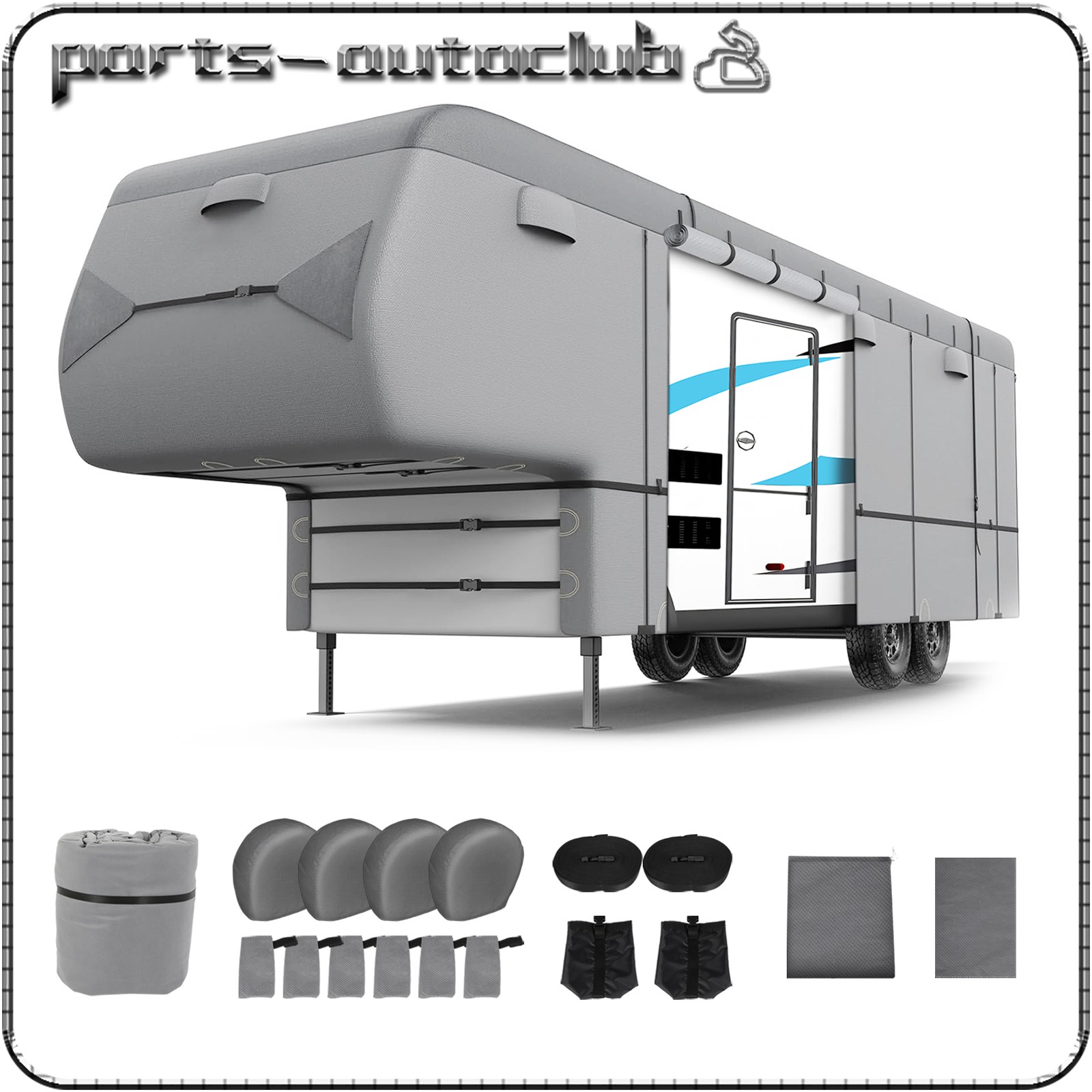 28-31 Feet 5th Wheel RV Cover Motorhome Travel Trailer Camper Non-Woven Fabric