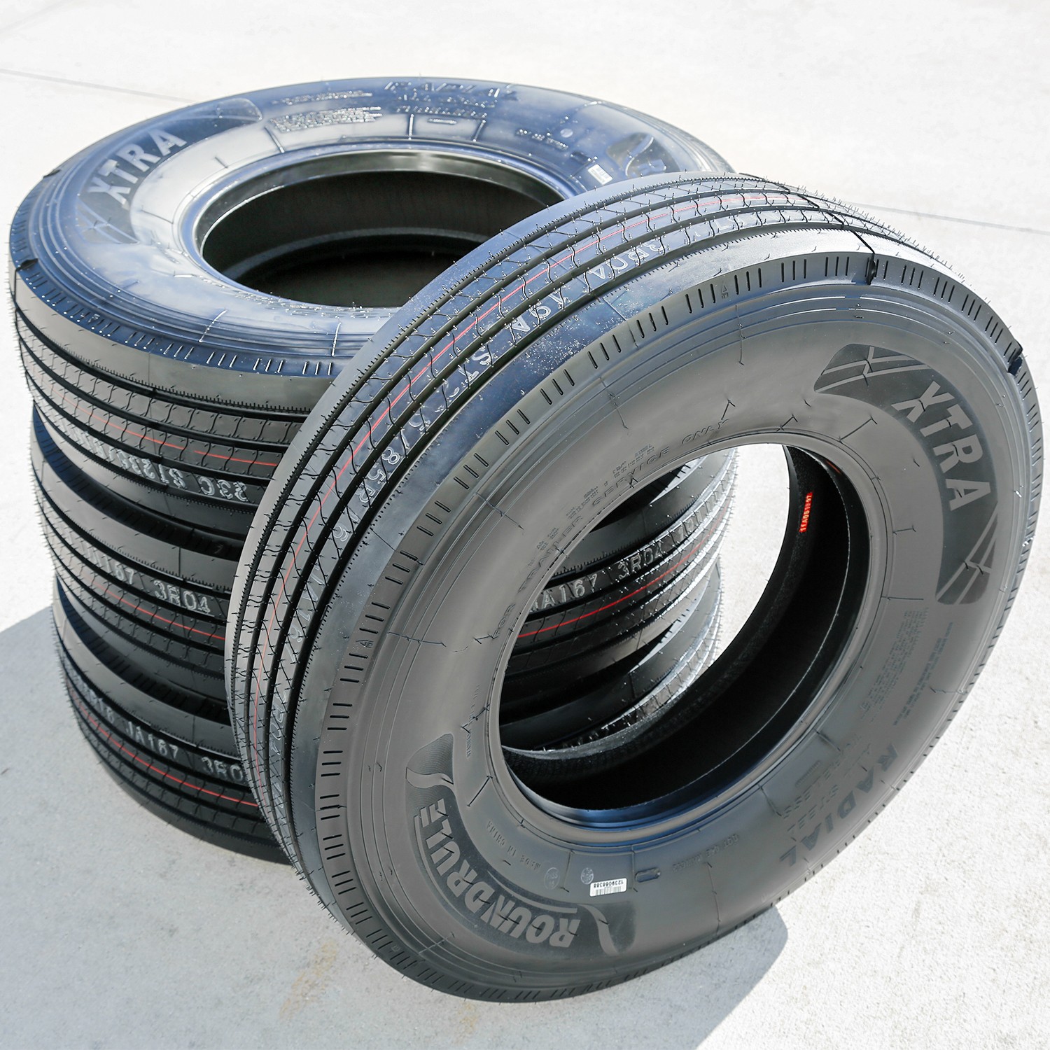 5 Tires ST 235/80R16 Roundrule Xtra All Steel Trailer Load G 14 Ply
