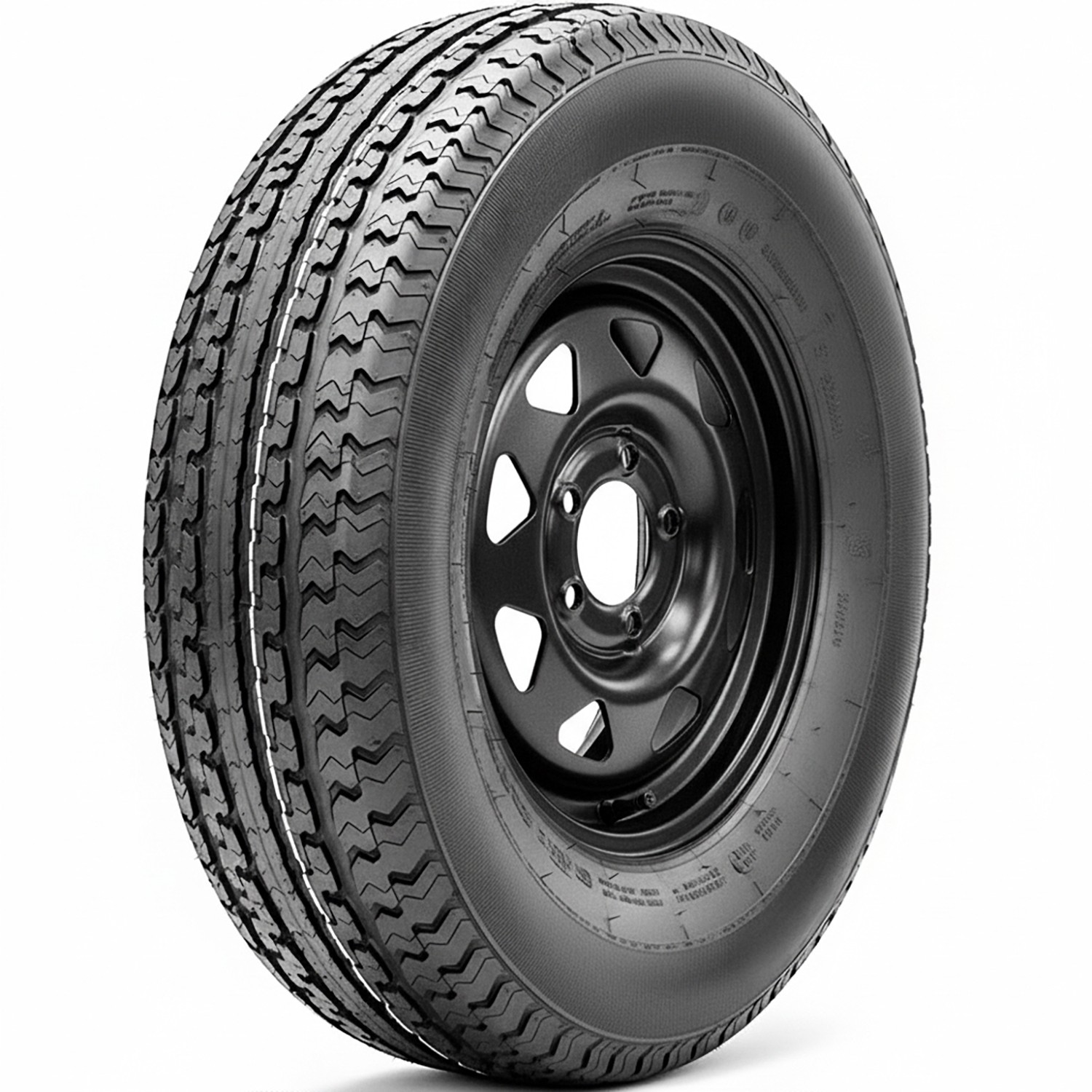 Assembly SteelBull SB24 ST 215/75R14 D 8 Ply Trailer 14X5.5 5 x 114.3 Spoke
