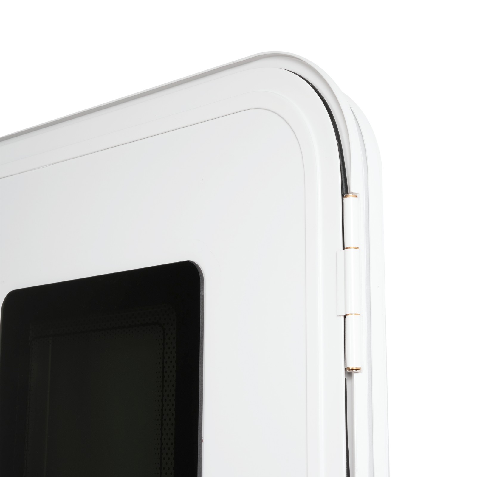 26″ x 72″ RV Entry Door Screen & Lock White Aluminum Powder Coated w/ keys