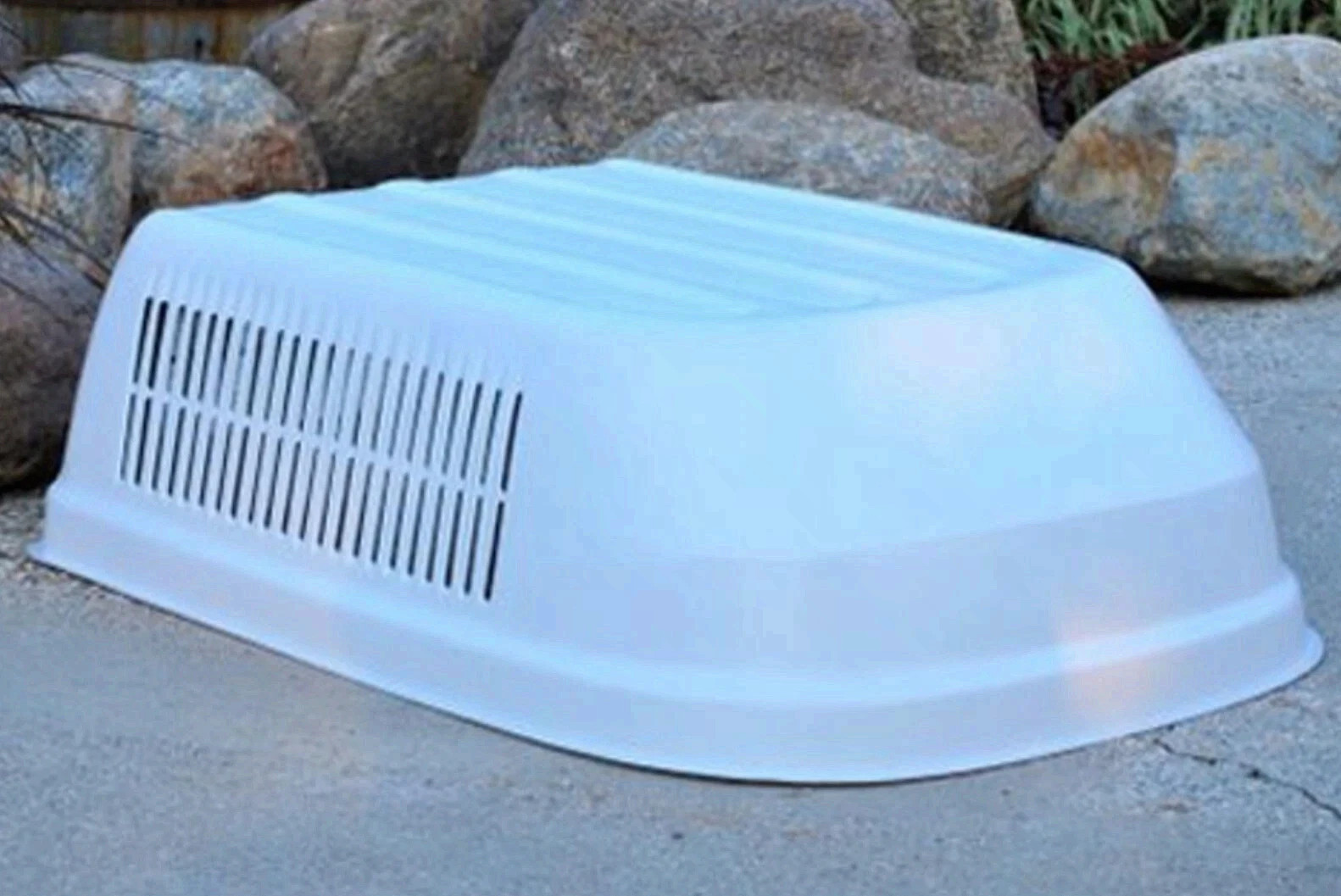 Icon Technologies 00751 Air Conditioner Shroud Coleman-Mach Polar White Cover.