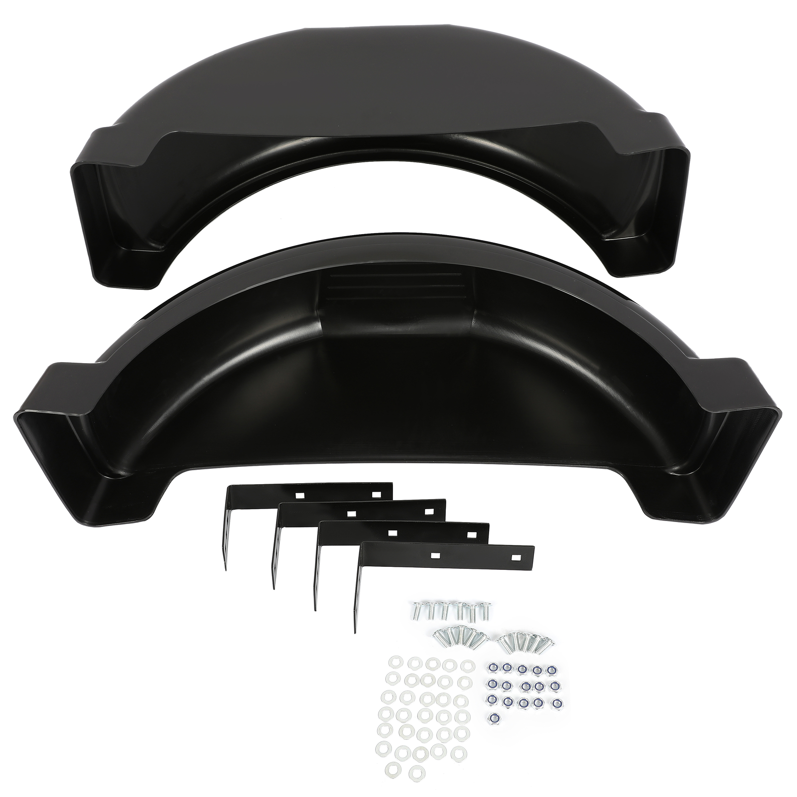 LH & RH Trailer Fenders Fits For Single Axle Trailers w/ 13″ Diameter Wheels
