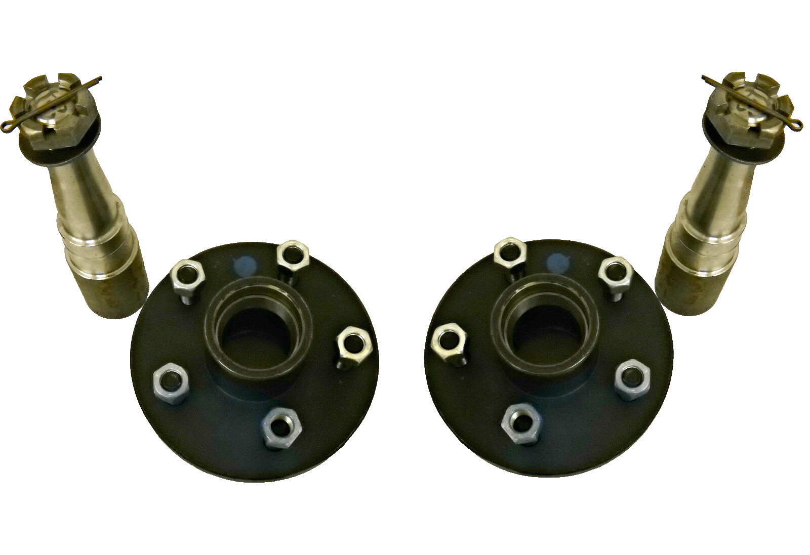 Build your own 3500# Trailer Axle Kit 5×4.75 Hubs Round SP-20084 Spindles