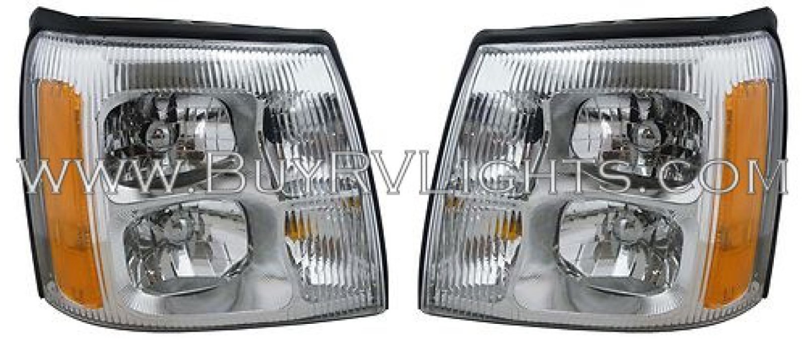 MONACO SAFARI SIMBA 2007 2008 2009 PAIR HEADLIGHTS HEAD FRONT LIGHTS LAMPS RV