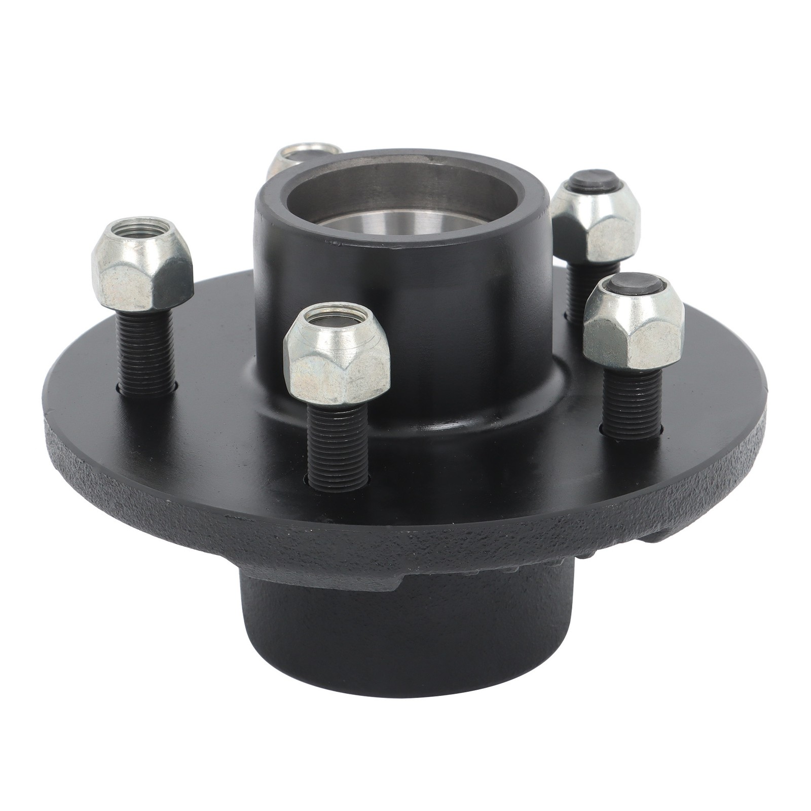 w/ Brake Flange #84 Spindle 5 on 4.5′ Trailer Hub Kit 8.25’×2′ Round