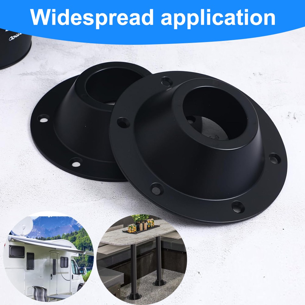 2 Pcs RV Table Base Mount Including Mounting Screws for Camper Trailer Motorhome