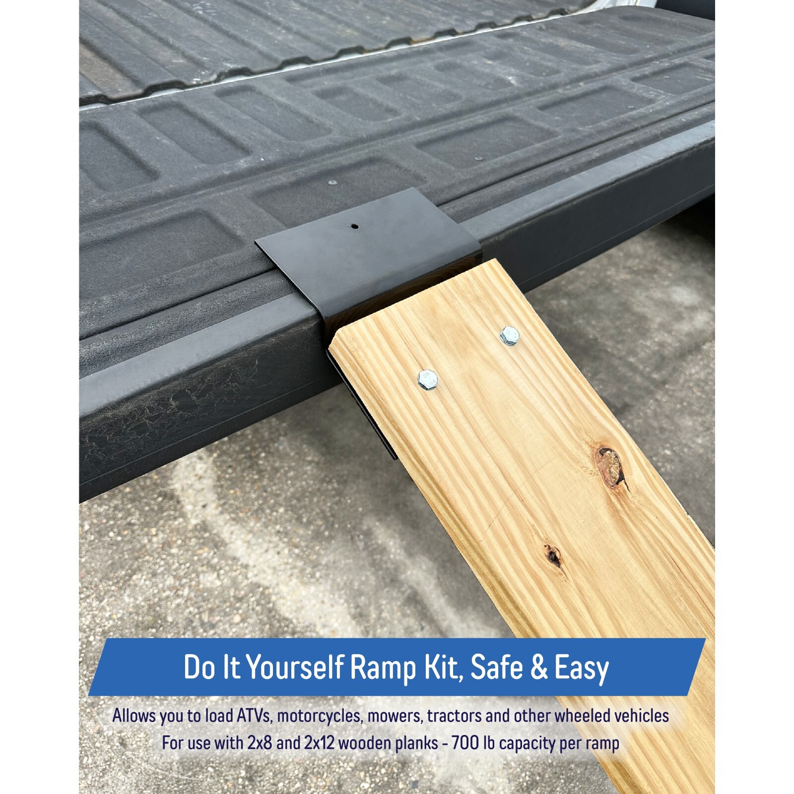 Do It Yourself Ramp Kit, Safe and Easy – Load Tractors, ATVs, Motorcycles, Mower