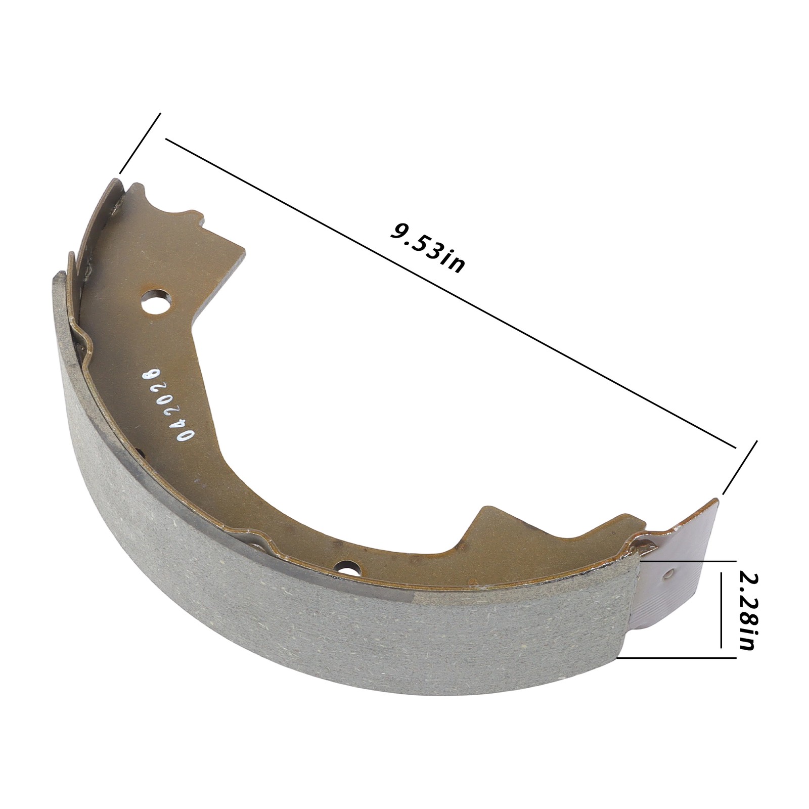 For 10’x2-1/4′ electric trailer brake shoes replacement kits (2 pairs)