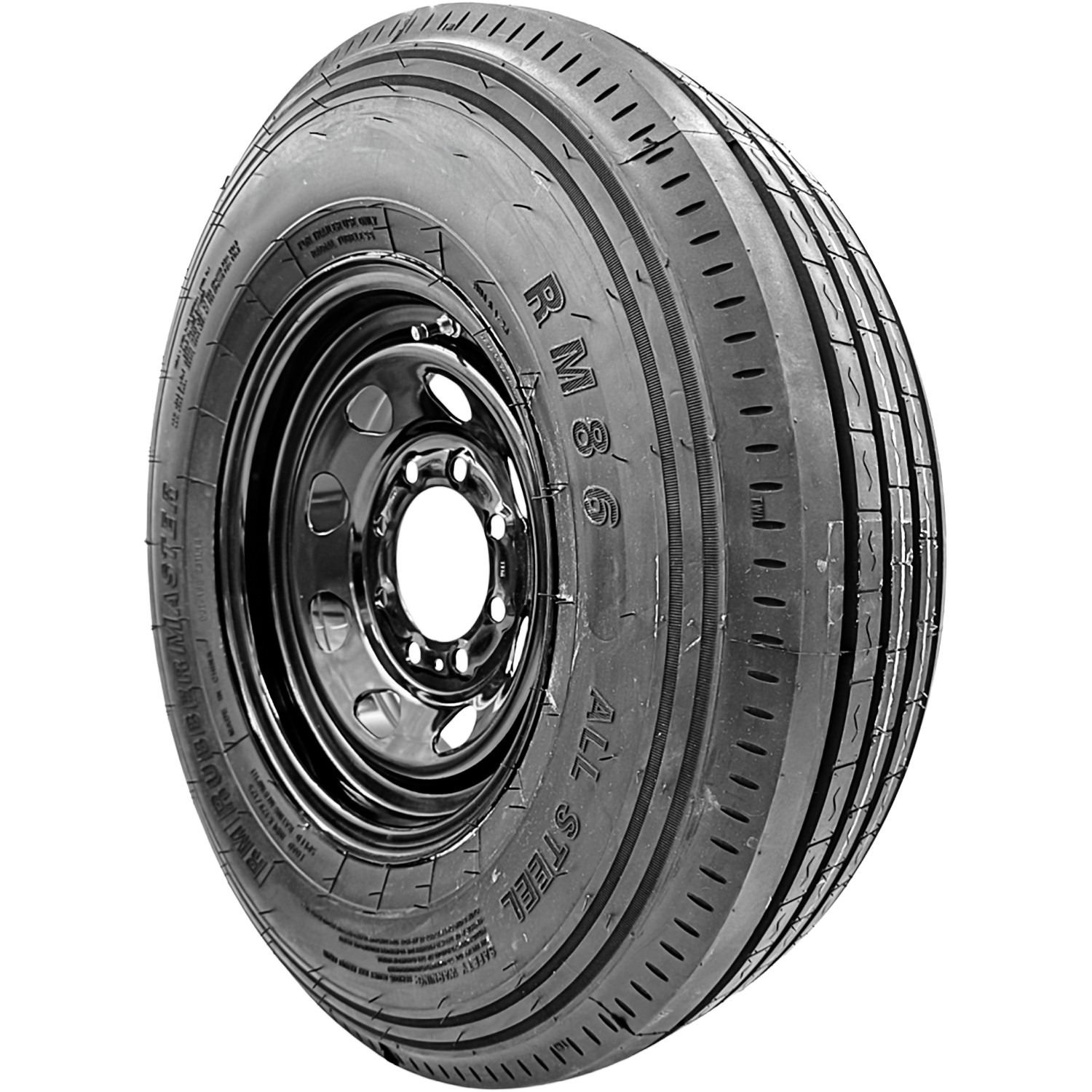Assembly RubberMaster RM86 ST 235/80R16 14 Ply 16×6 8 x 165.1 Black 8 Spoke