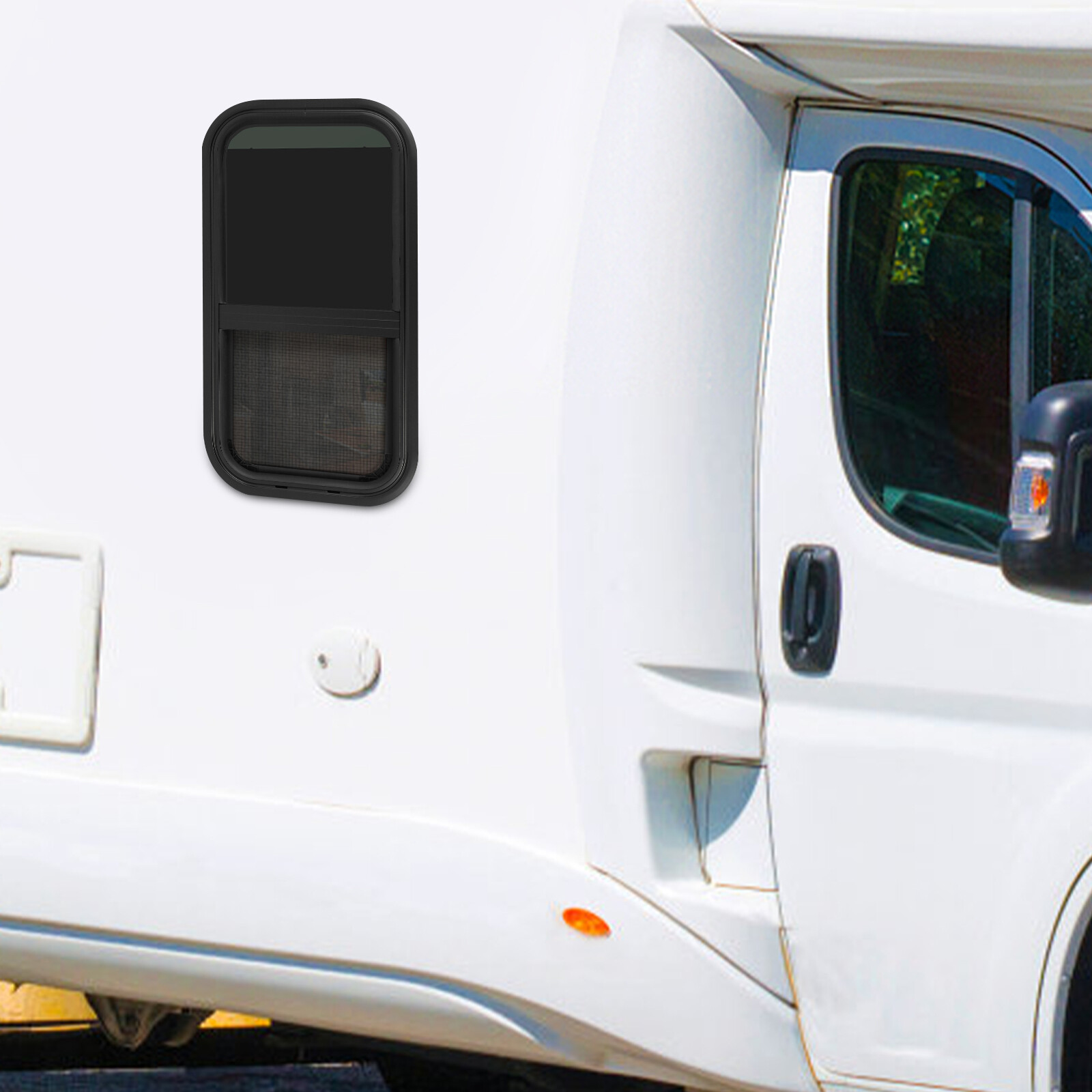 12*24inch RV Window, 2 PCS RV Windows, RV Vertical Slide Window High Privacy
