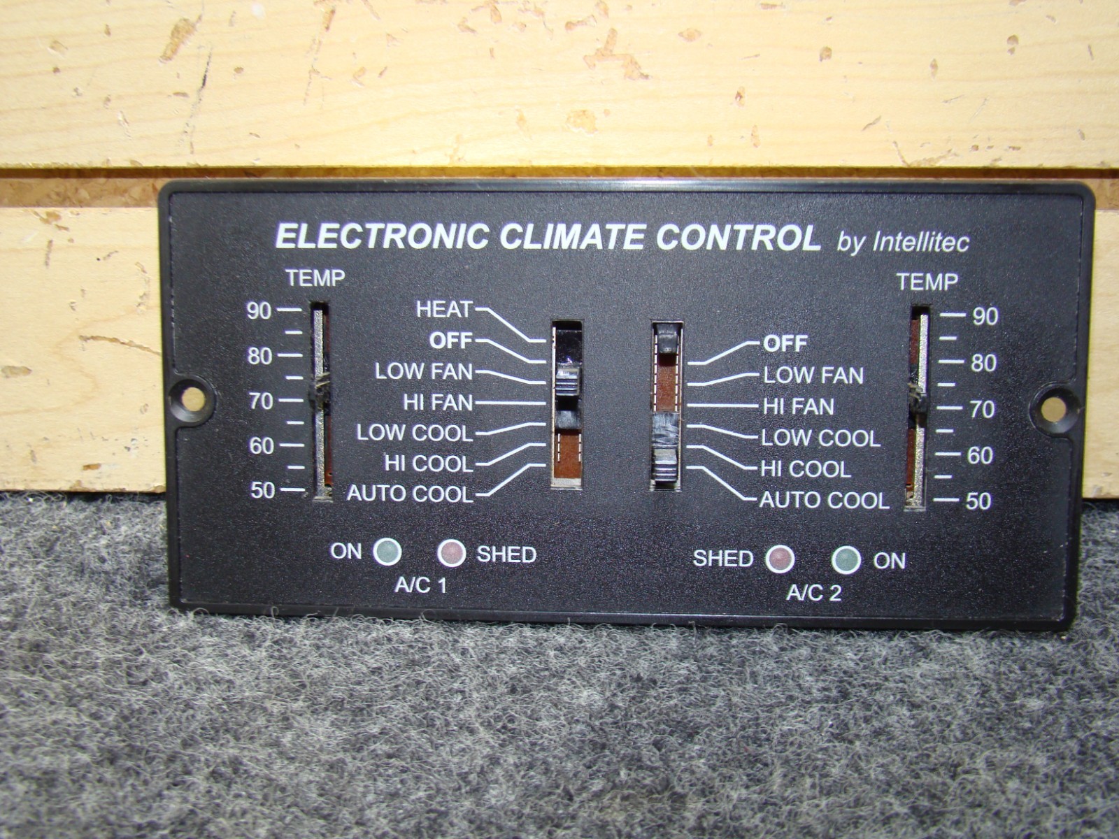 USED RV/MOTORHOME INTELLITEC ELECTRONIC CLIMATE CONTROL 00-00597-100