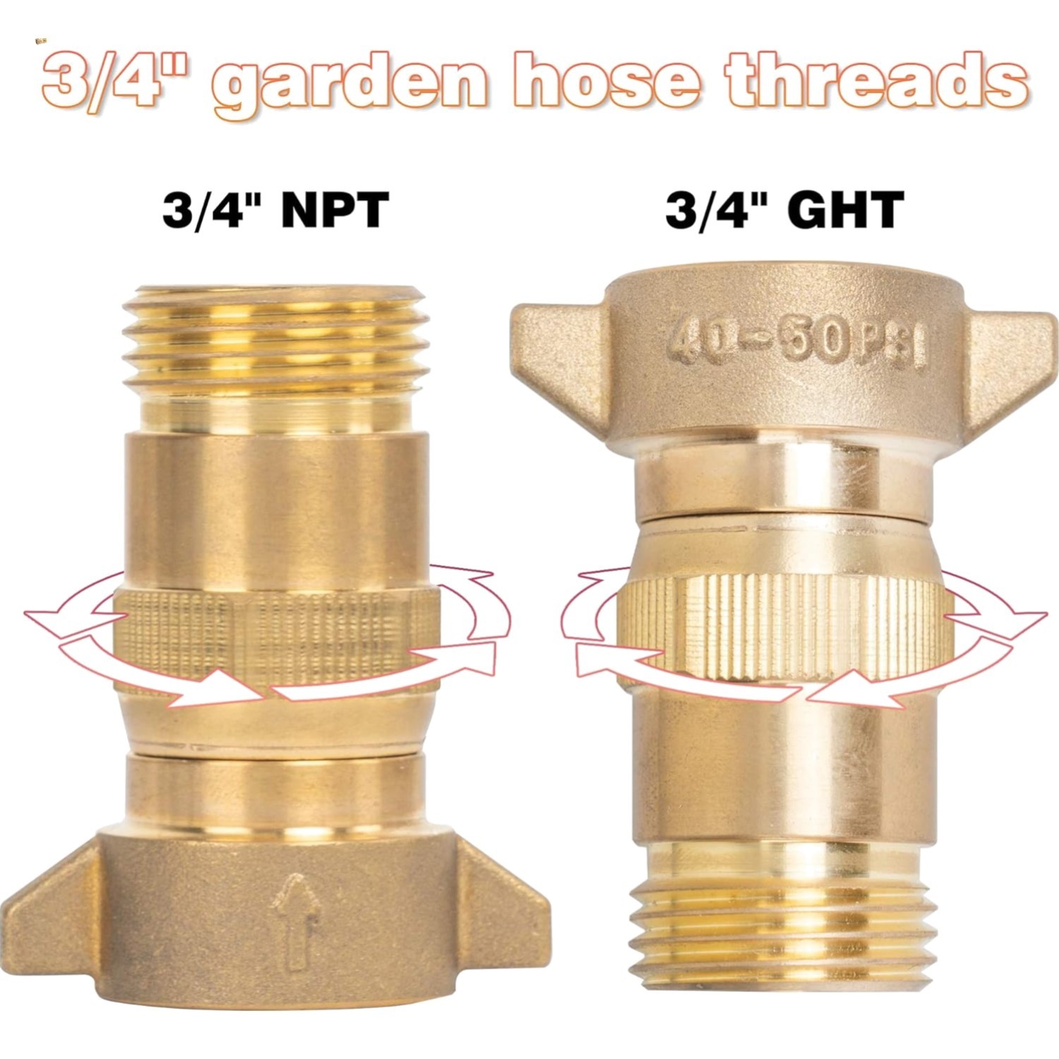 Brass RV Water Pressure Regulator, Water Regulator for RV Camper with Filter …
