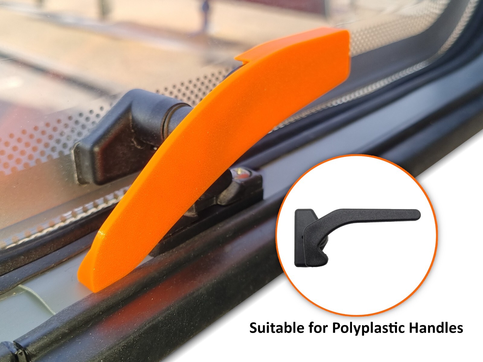 Window Security Lock for PolyPlastic Levers – Campervan, Caravan and Motorhomes