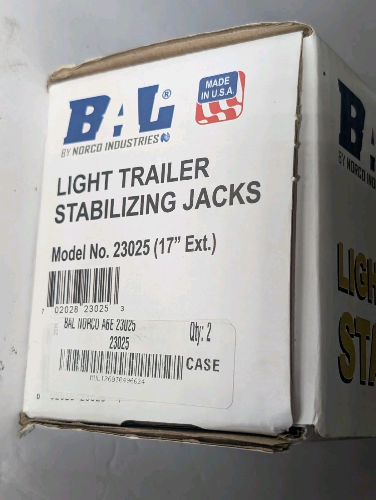 BAL Stabilizing Jacks 17″ Tent Or Light Trailer RV Camper Support Leveler 23025