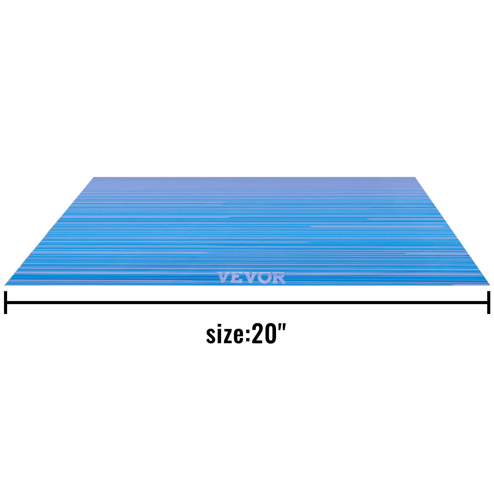 VEVOR Awning Replacement Fabric Canopy 20′ For RV Camper Trailer Ocean Blue Fade
