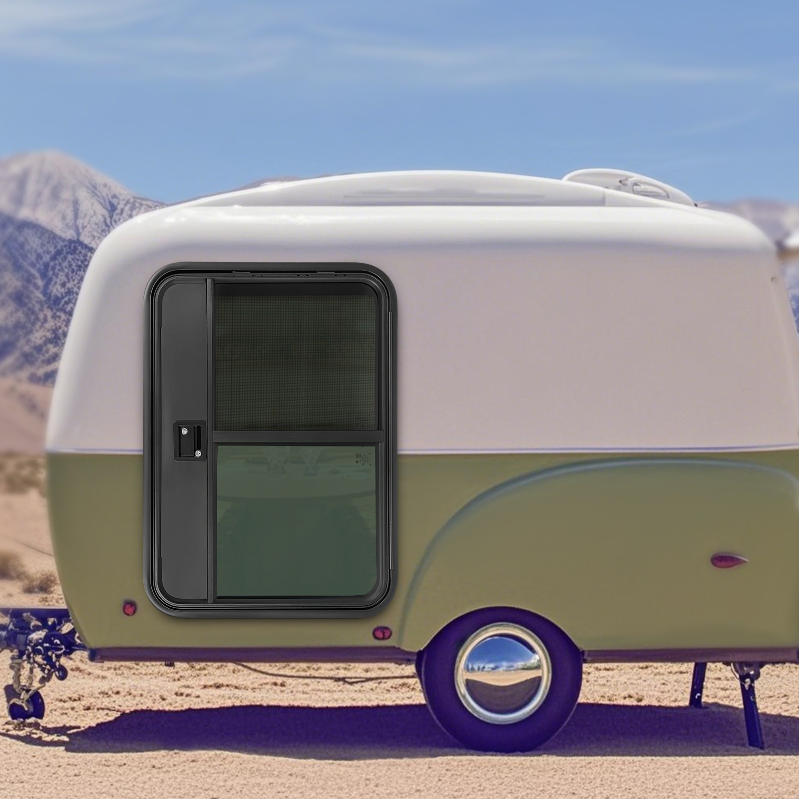 RV Camper Teardrop Trailer Door, Left Driver Side Trailer RV Camper Entry Door