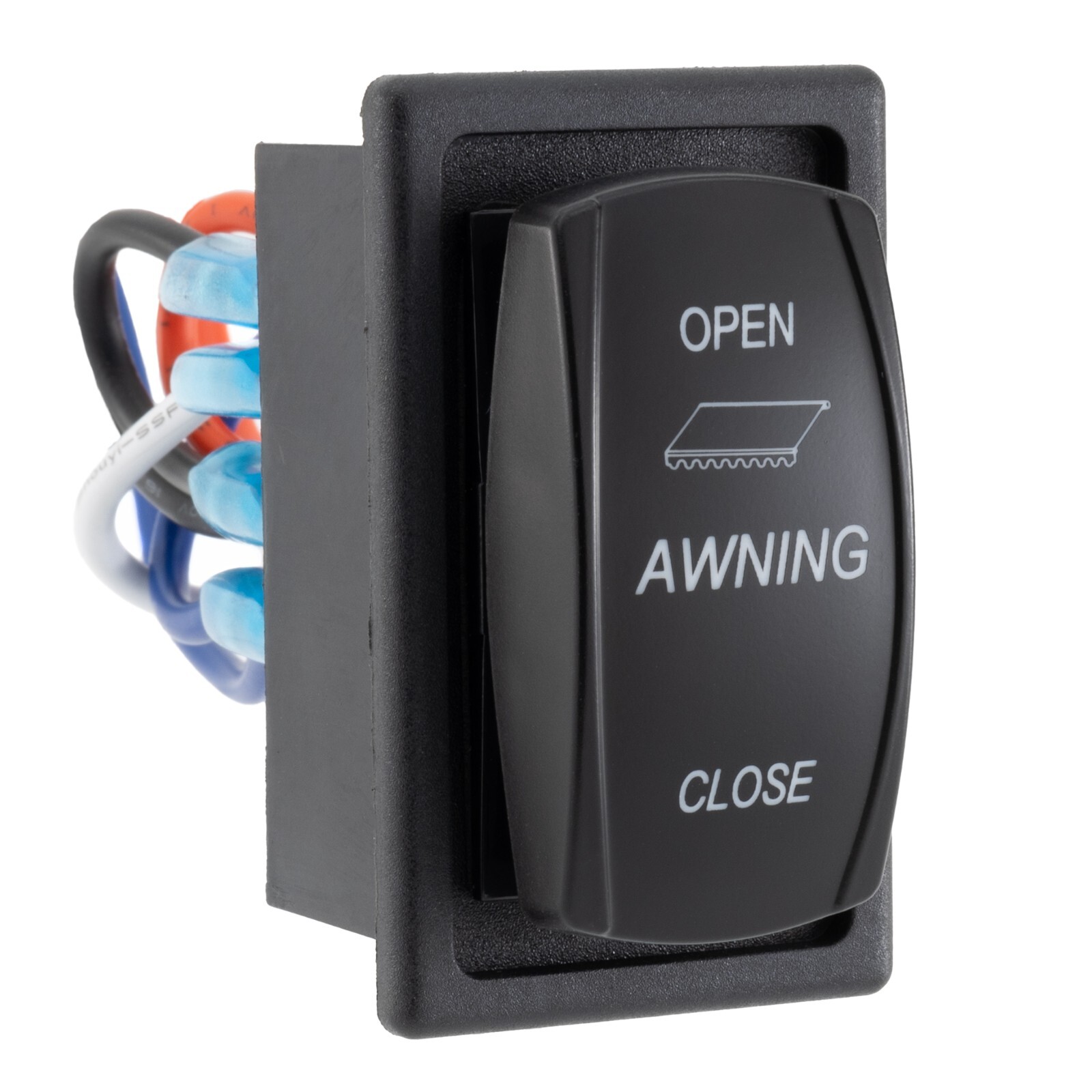 RecPro RV Replacement Awning Switch | 12V DC | 2″ H x 1.13″ W x 2″ D