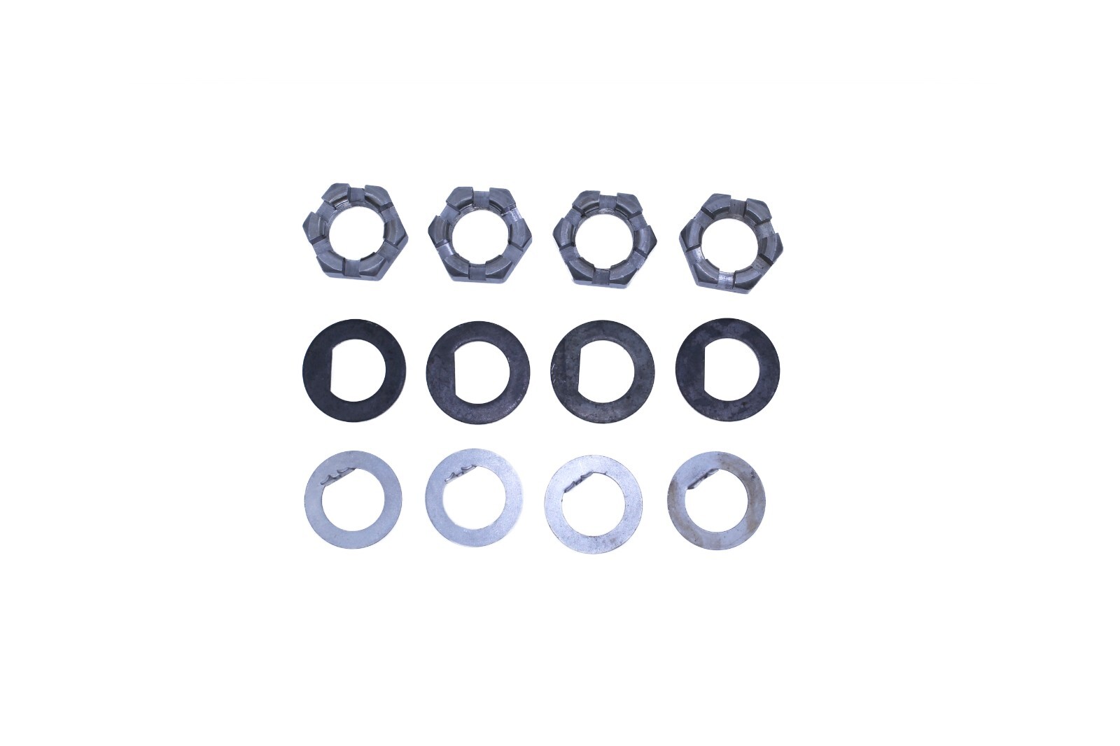 D Spindle nut kit for 1 inch Trailer Axles 4 units