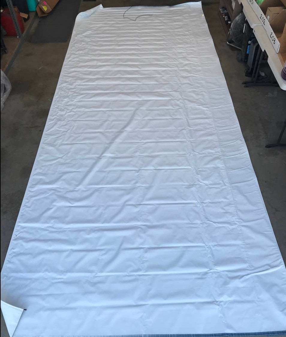 Carefree RV Awning Vinyl Fabric 19′-2″ – #JU206C00 – Blue Shale Fade – See Notes