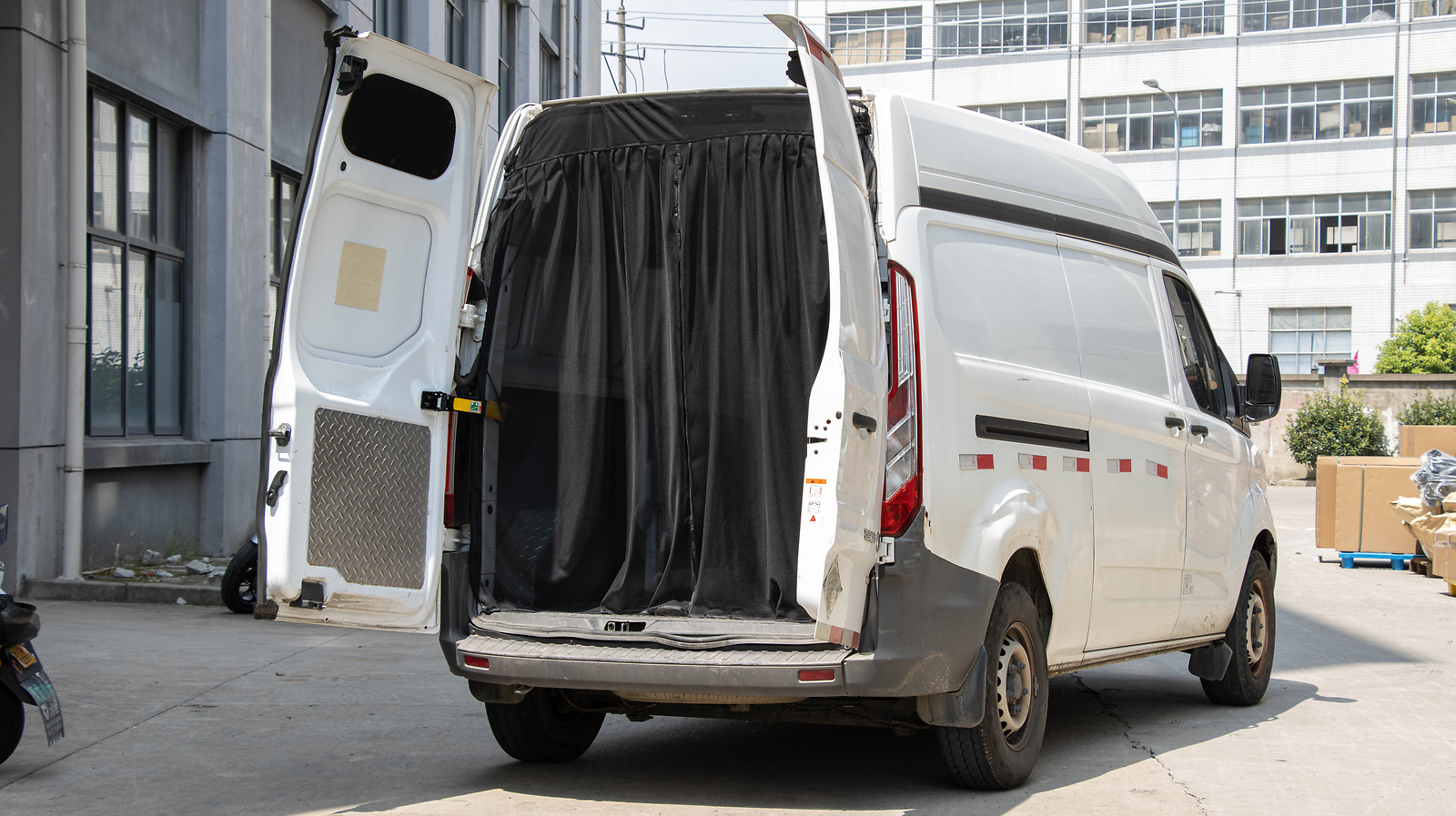 Van Bug Screen for Transit,Sprinter,Promaster Magnetic Mosquito Net Sliding Door