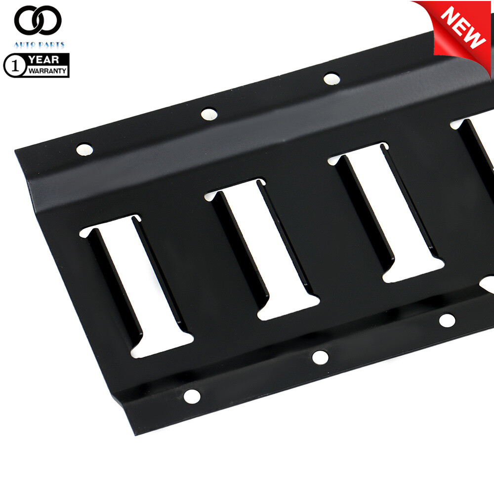 Stainless Steel E Track Tie Down Rail Kit 5′ 8Pcs ETrack Bar Rails Powder Coat