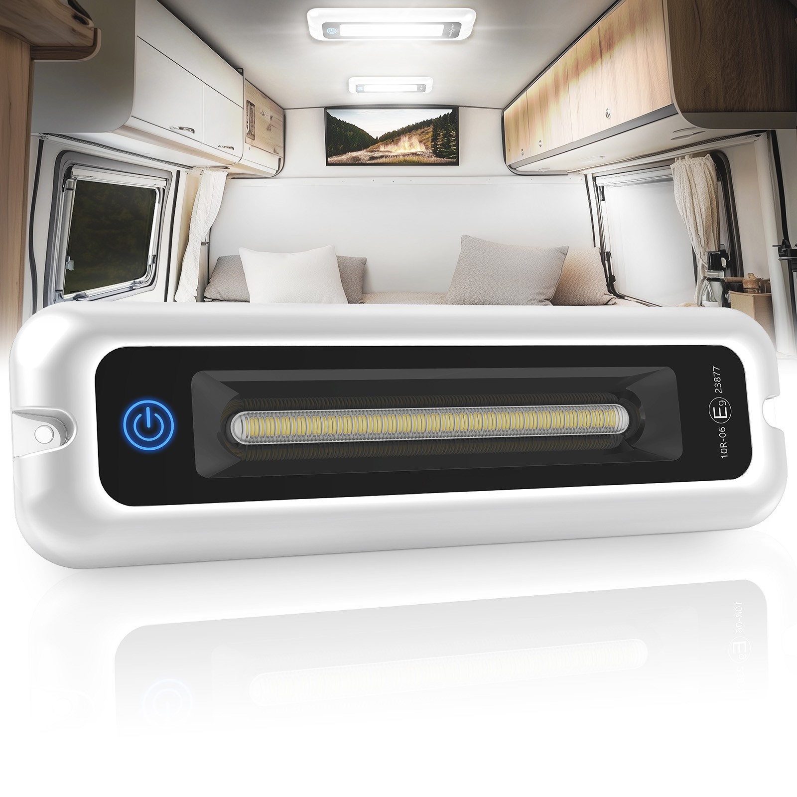 8 Inch Waterproof RV Exterior LED Porch Utility Light Awning Light for Camper