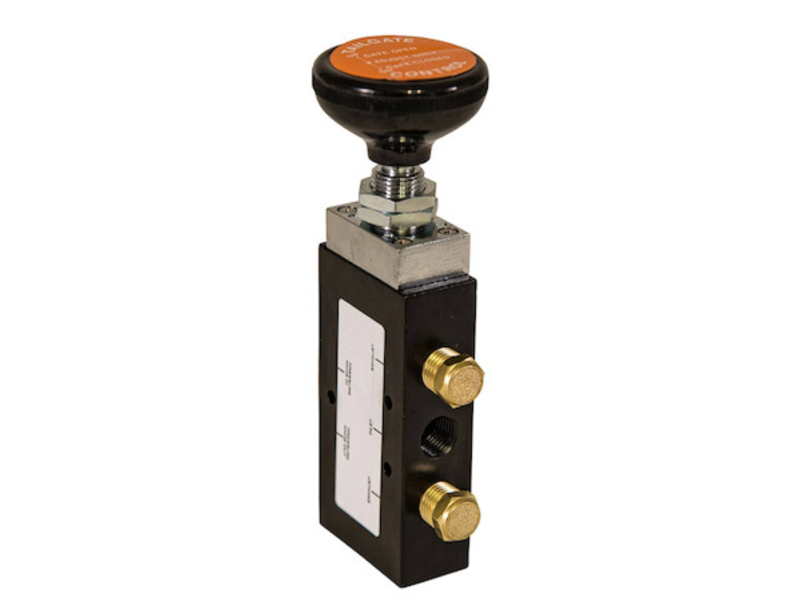 Buyers BAV020 4-Way 3-Position Manual Air Valve With Five 1/4 Inch NPT Ports