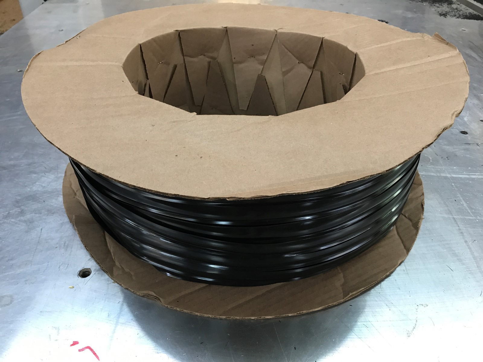 1″ x 100 ft BLACK Vinyl Insert Trim Molding Screw Cover RV Boat Camper Trailer