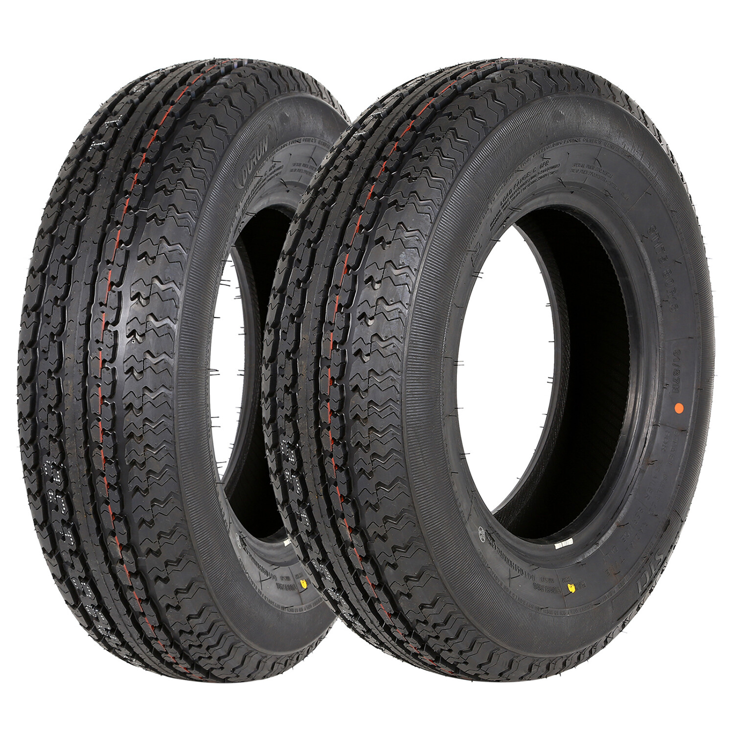 ST175/80R13 Radial Trailer Tire 175 80 R13 6 Ply Load Range C Set of 2
