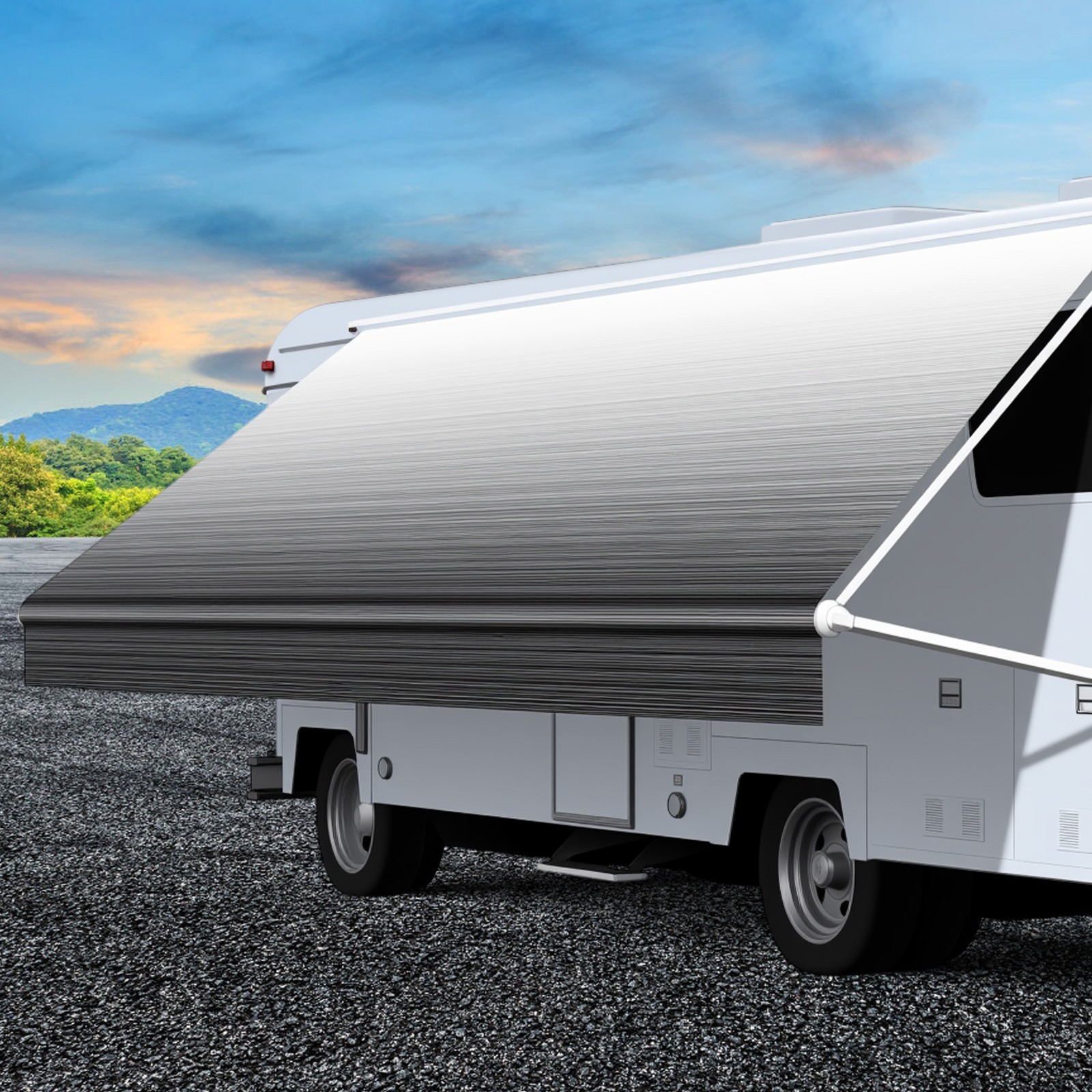 RV Awning Replacement Heavy Duty Waterproof 16Ft For RV Camper Outdoor Canopy