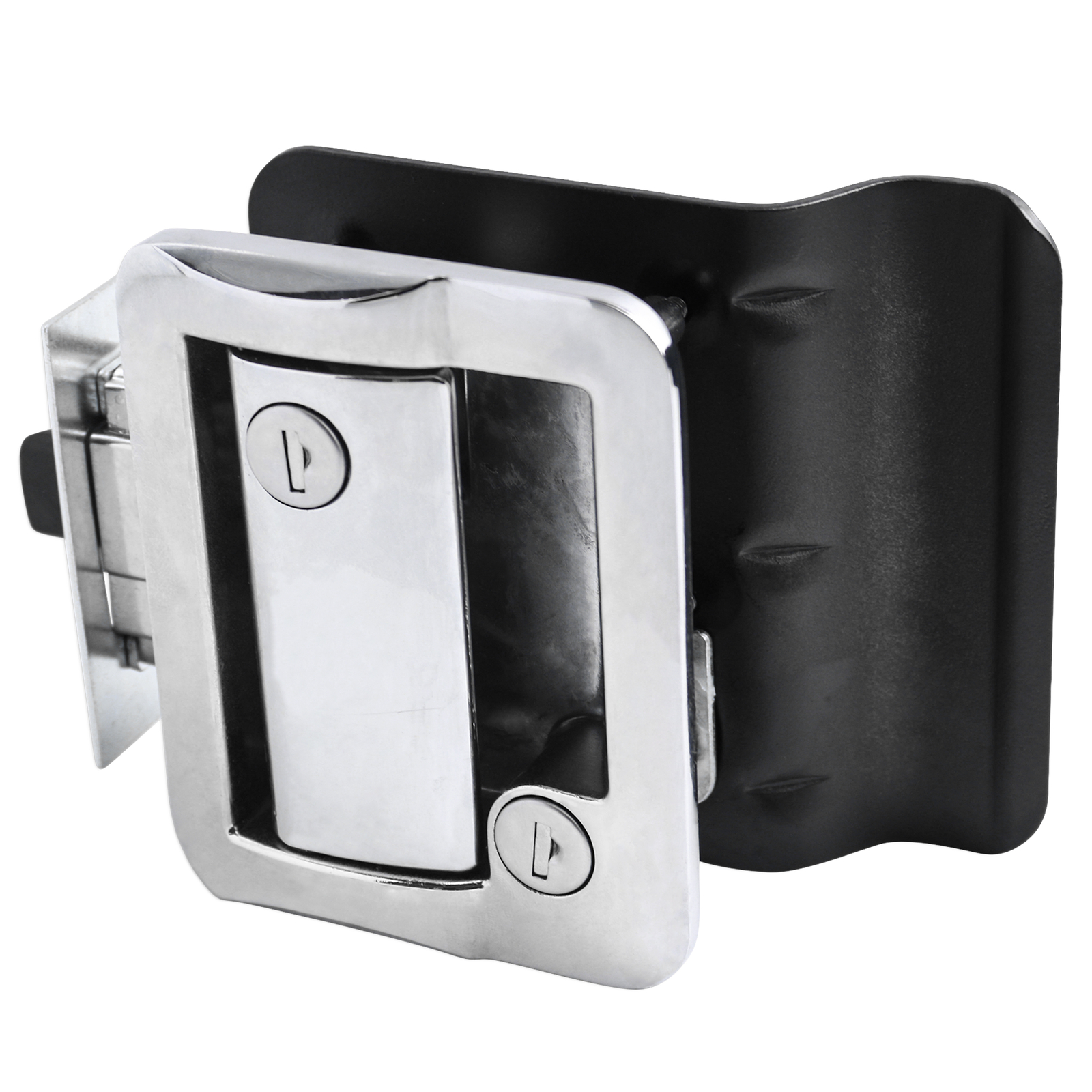 2X NEW CHROME RV CAMPER TRAILER MOTORHOME PADDLE ENTRY DOOR LOCK LATCH DEADBOLT