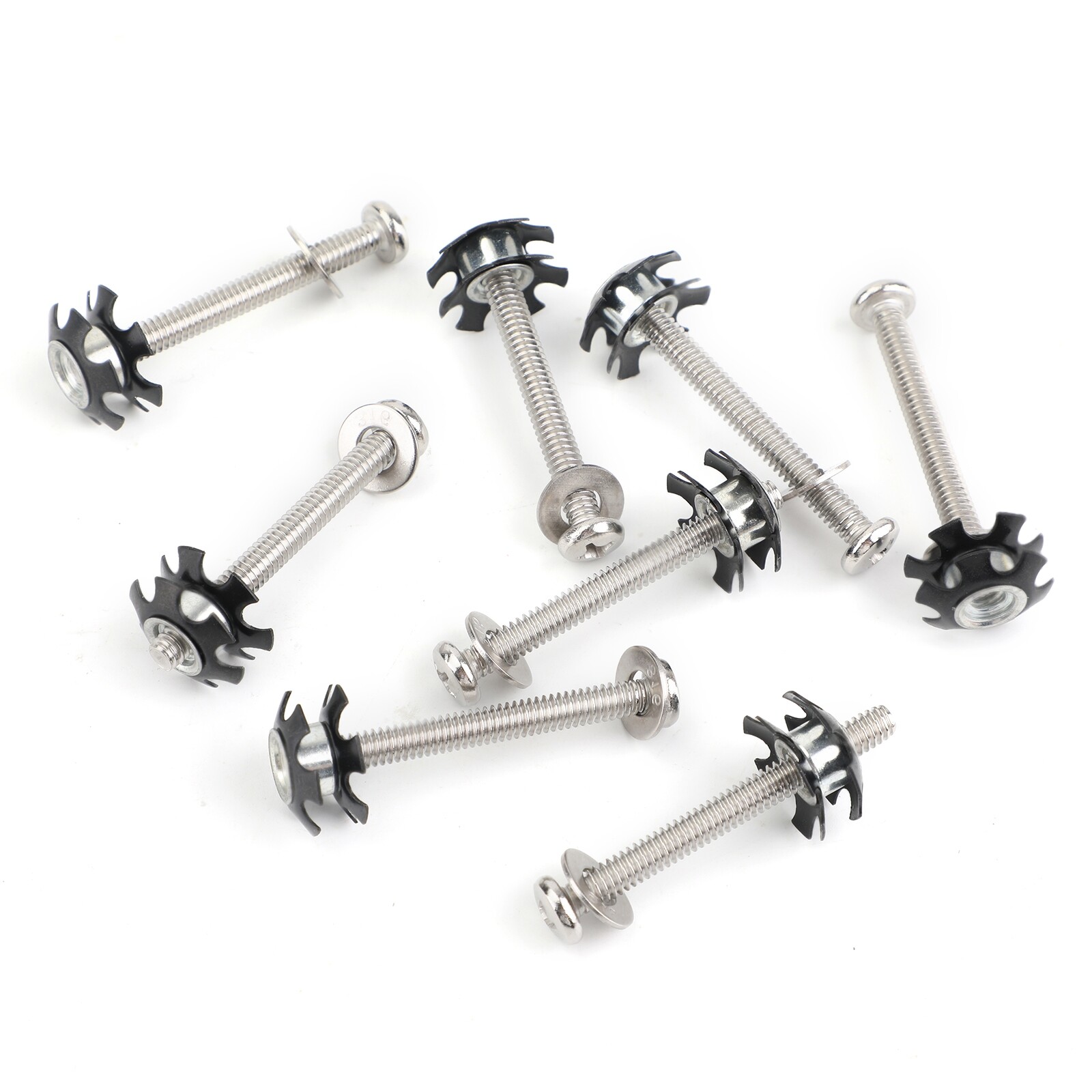 8x RV LADDER REPAIR KIT nuts Stainless Bunk Motorhome Part Camper Trailer !!