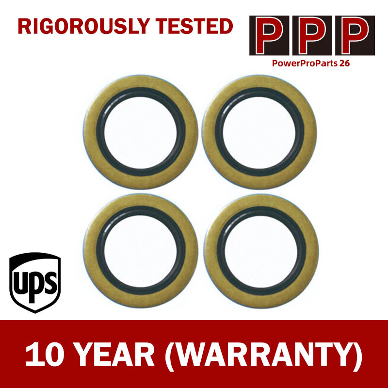 Trailer Axle Seal Kit: 4 Pieces of 10-19/171255TB Seals Fits Most 3500 lb Axles