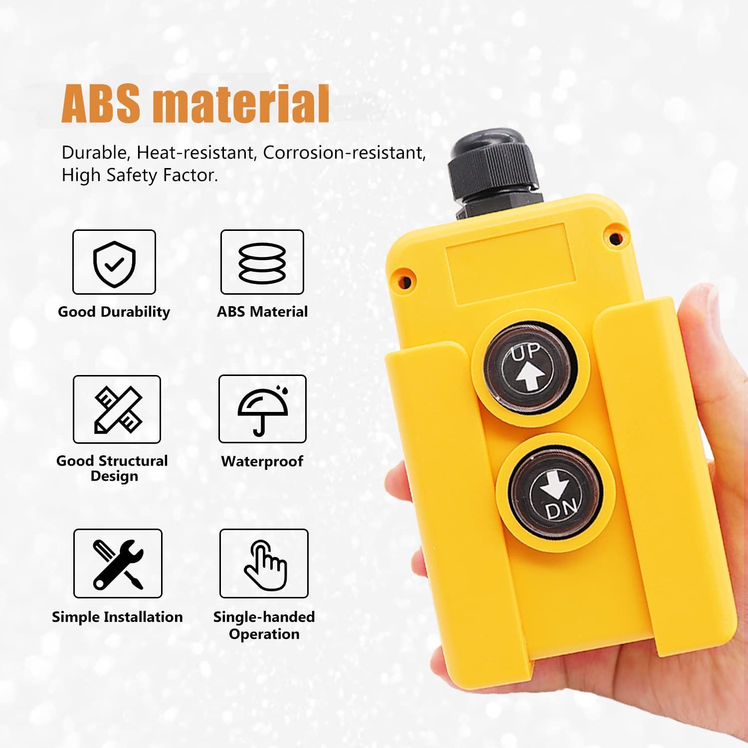 4 Wire Dump Trailer Remote Control Switch 12V DC Hydraulic Pump Up Down for Truc
