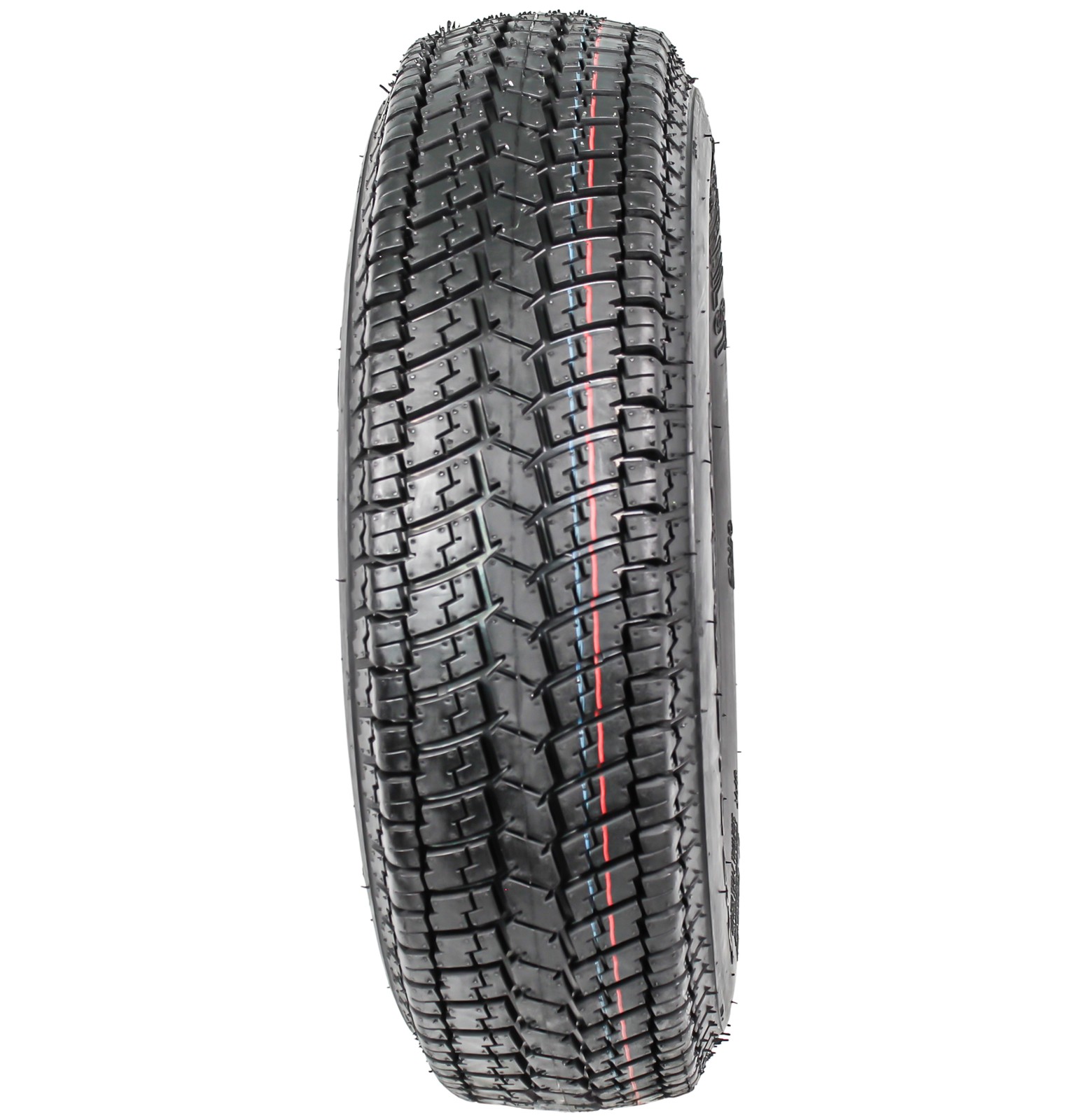 2-Pack Aluminum Trailer Tire Wheel ST175/80D13 5 Lug 4.5 Center Avalanche Black