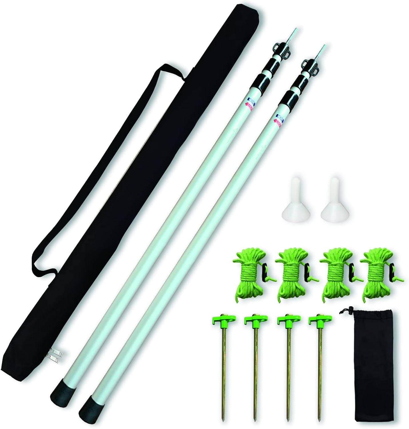 Lightweight and Portable RV Awning Shade Poles – Compact Storage Design