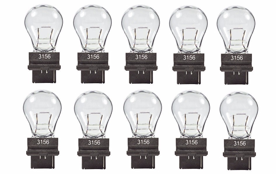 10x 3156 Bright POWER TAIL LIGHT BULB REAR BRAKE STOP TURN SIGNAL REVERSE LAMP