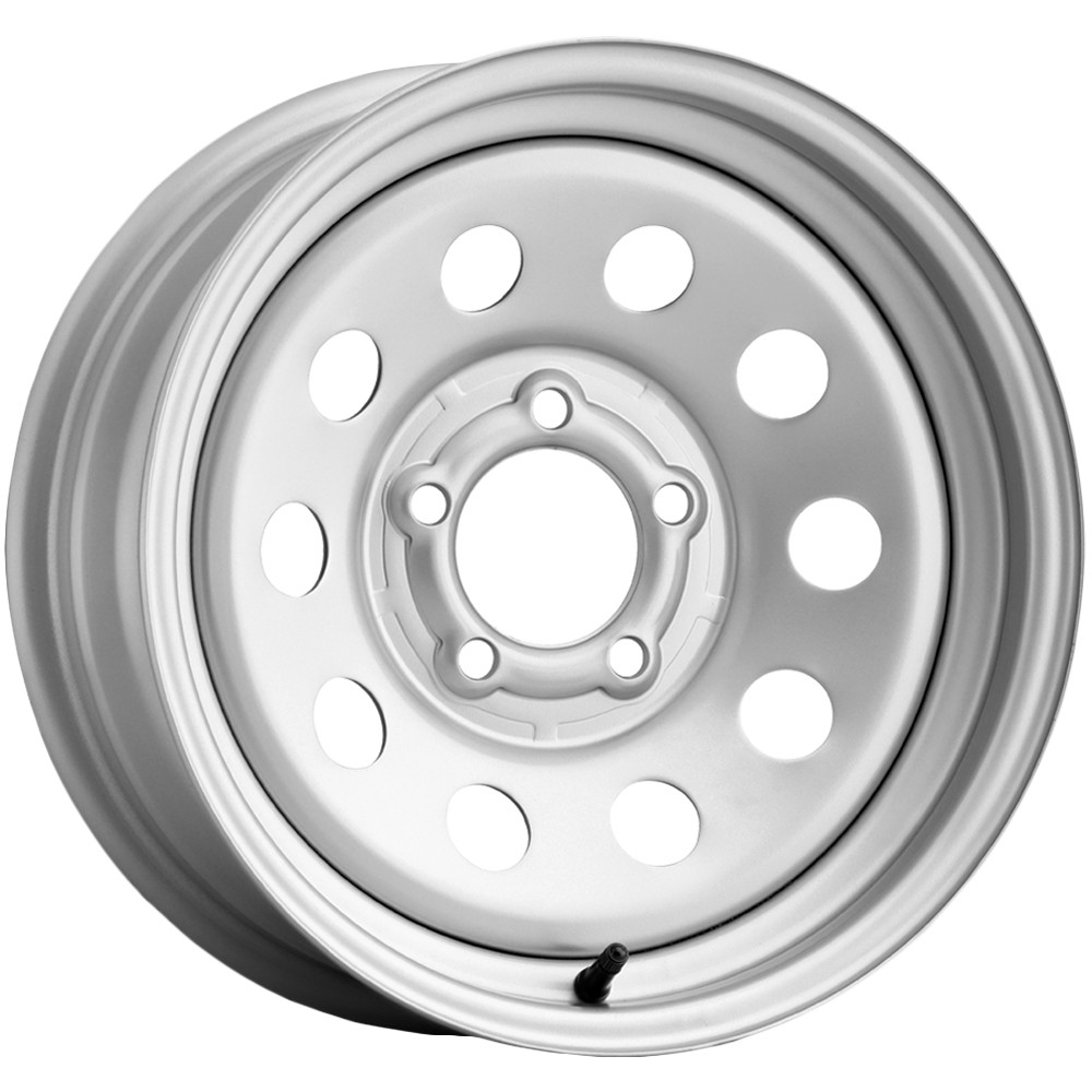 Allied 27 Trailer Mod 15×5 5×5″ +0mm Silver Wheel Rim 15″ Inch