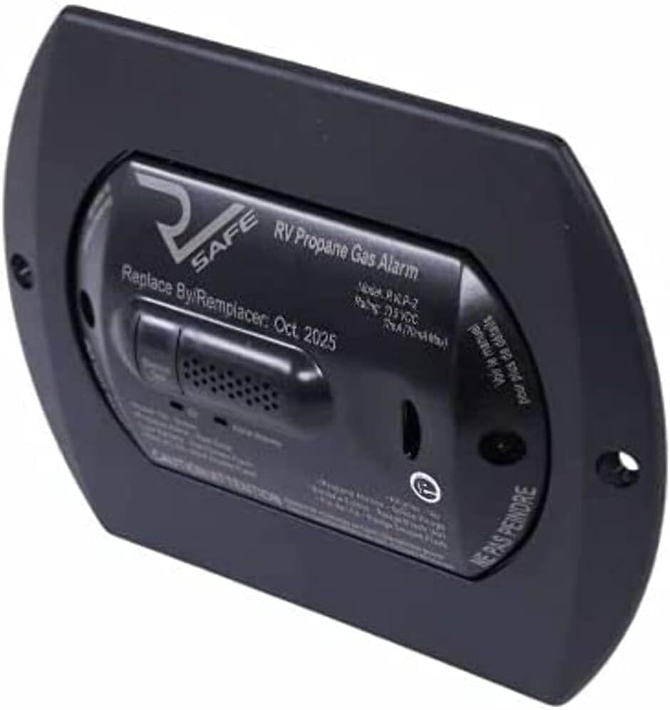 RV SAFE RVLP-2B Propane Gas Alarm – 2-Wire, Black