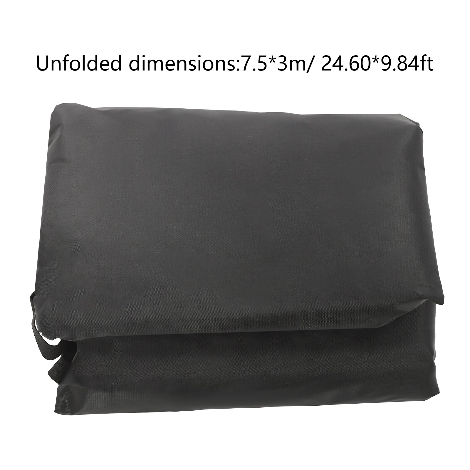 7.5*3m RV Roof Cover Waterproof Camper Roof Cover Protective Roof Cover Black