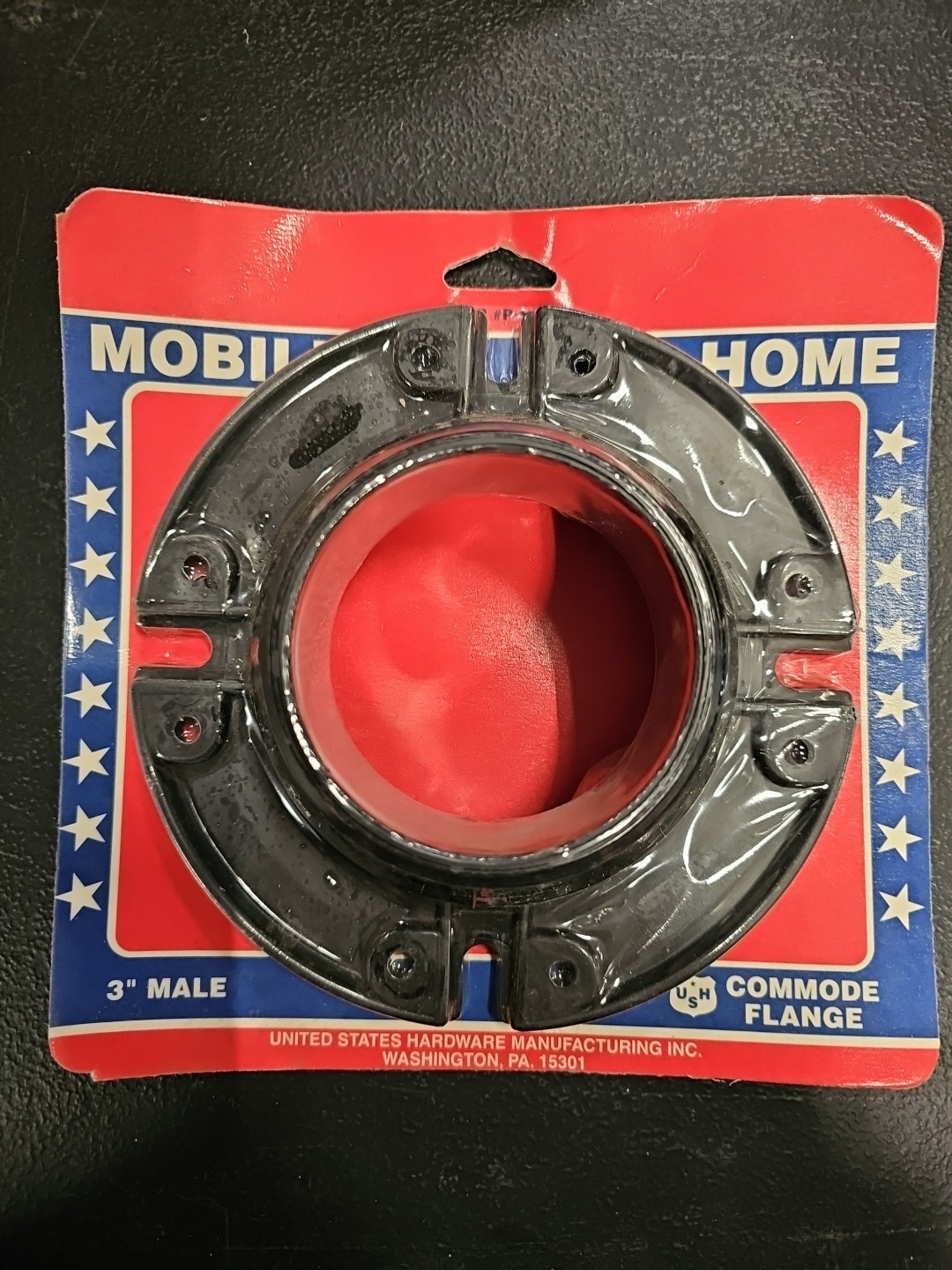 US Hardware Mobile Home Commode 3″ Flange Male P-110C