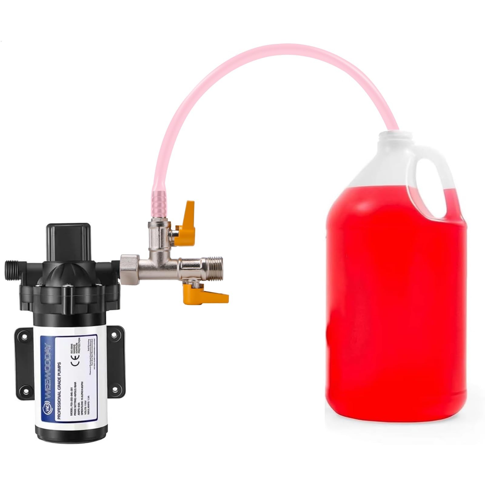 Full-Flow RV Winterizing Kit,RV 3-Way By-Pass Valve Kit