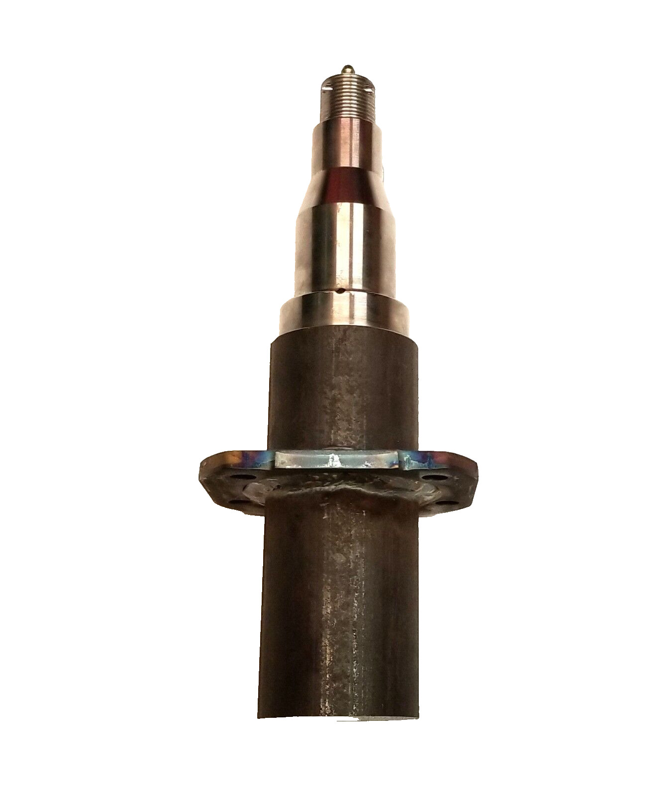 TWO Trailer Axle Spindle #42 6000# 7000# W/ Brake flange EZ Lube Hub Stub shaft