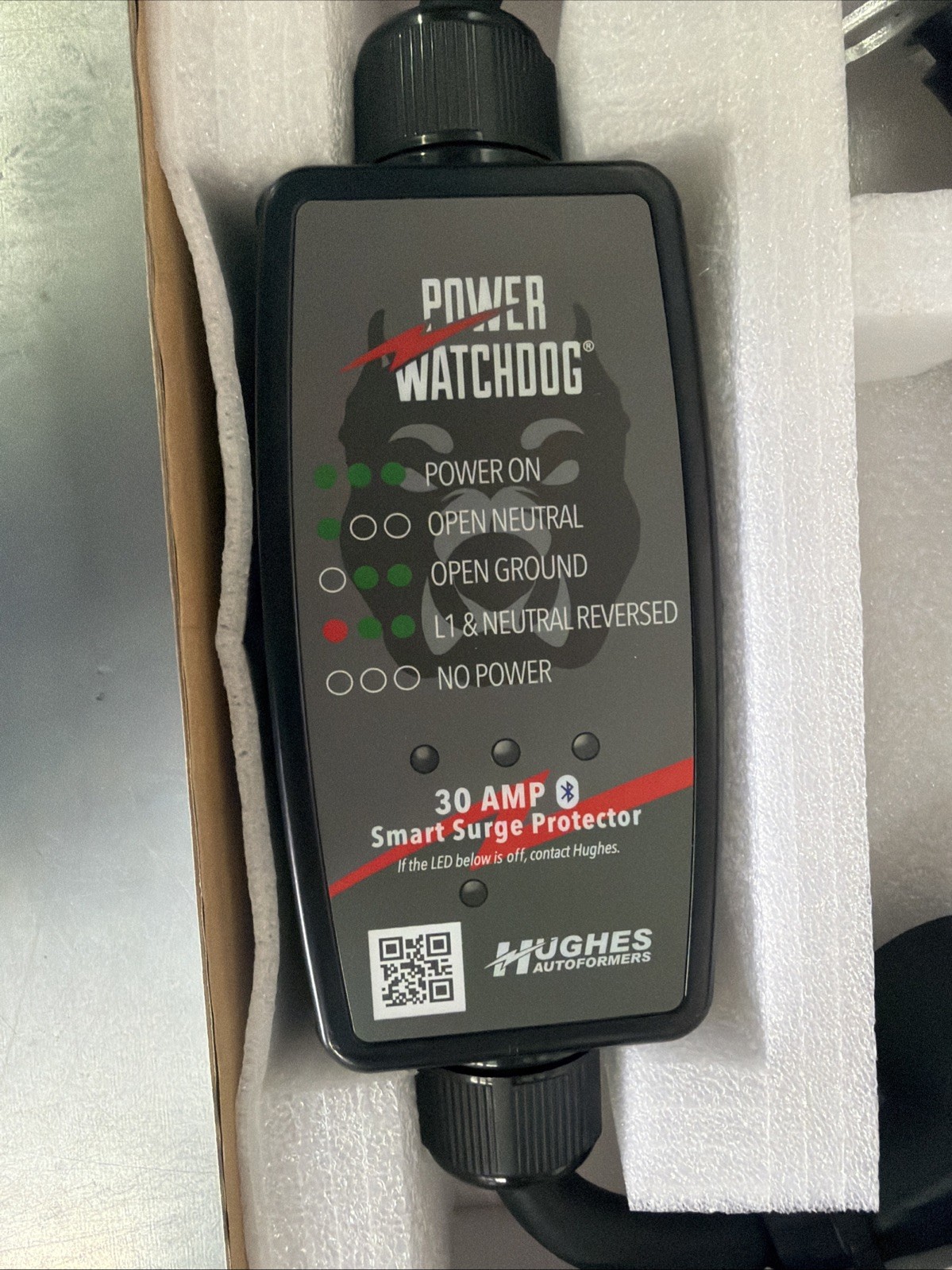Hughes 30A Gen 1 Power Watchdog RV Surge Protector w/ Bluetooth Hardwired PWD30