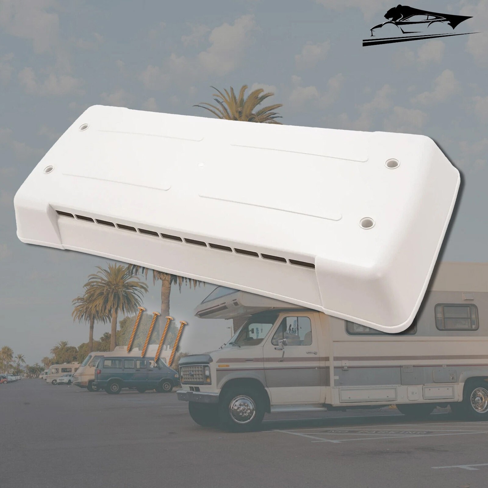 For Dometic Refrigerator Vent Cover RV Roof Lid Trailer Replacement Part ##65528